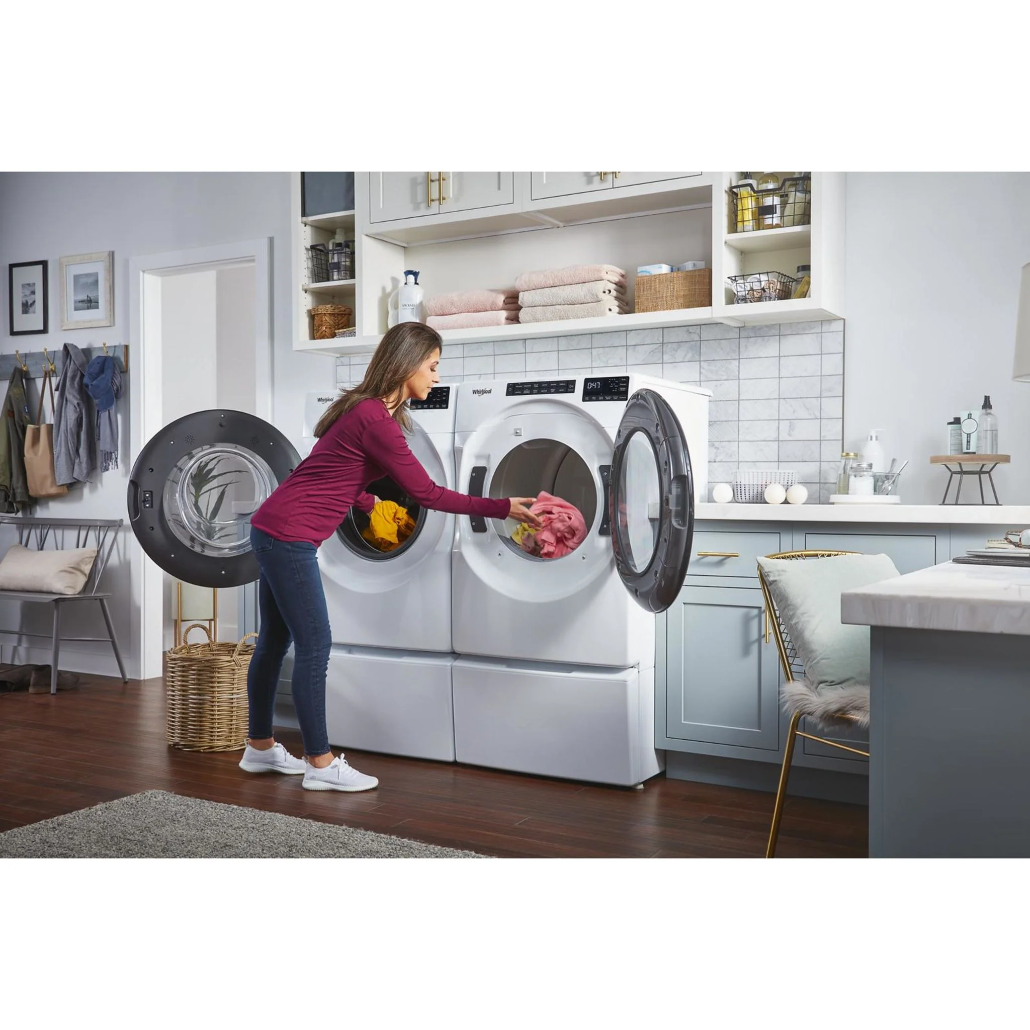 Whirlpool 7.4 cu. ft. Gas Wrinkle Shield Dryer (WGD5605MW) - Image 28