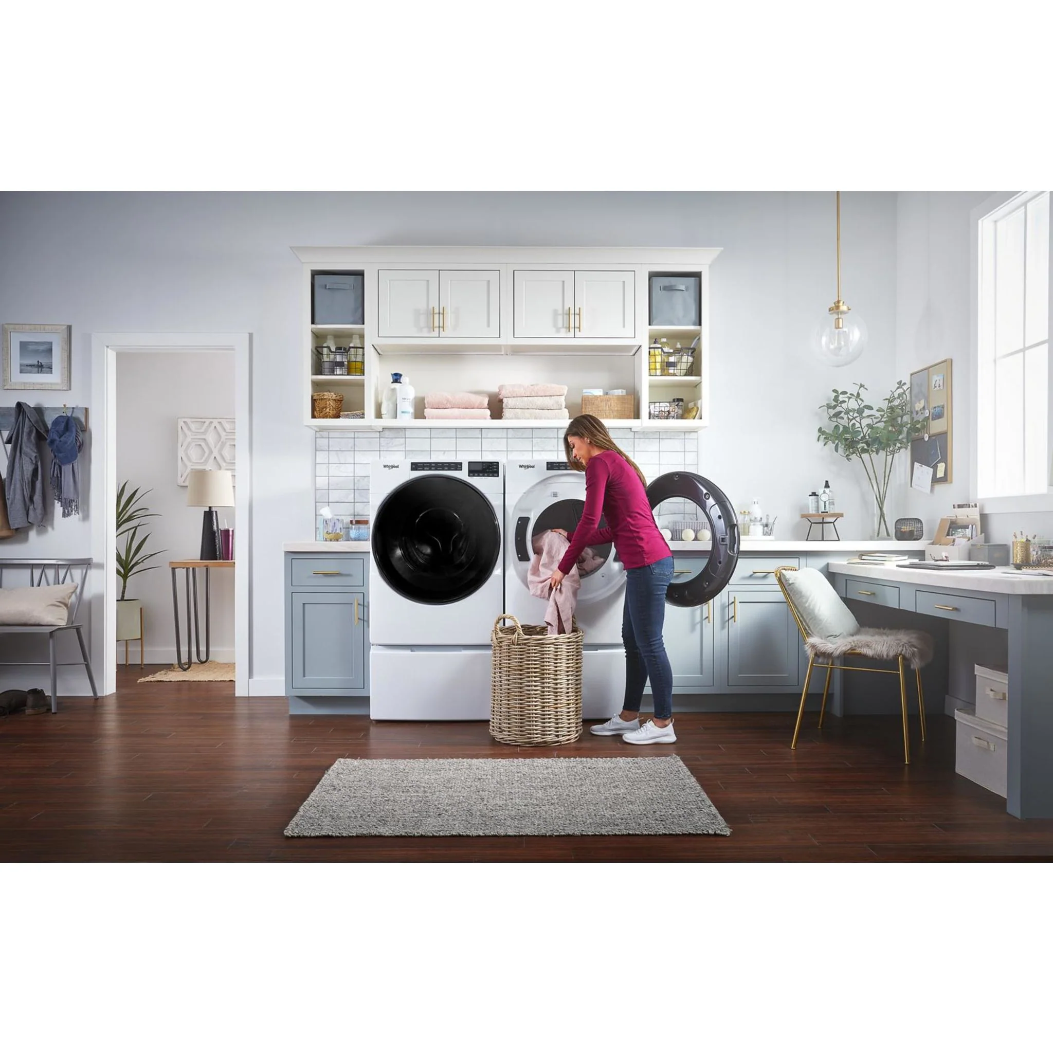 Whirlpool 7.4 cu. ft. Gas Wrinkle Shield Dryer (WGD5605MW) - Image 43