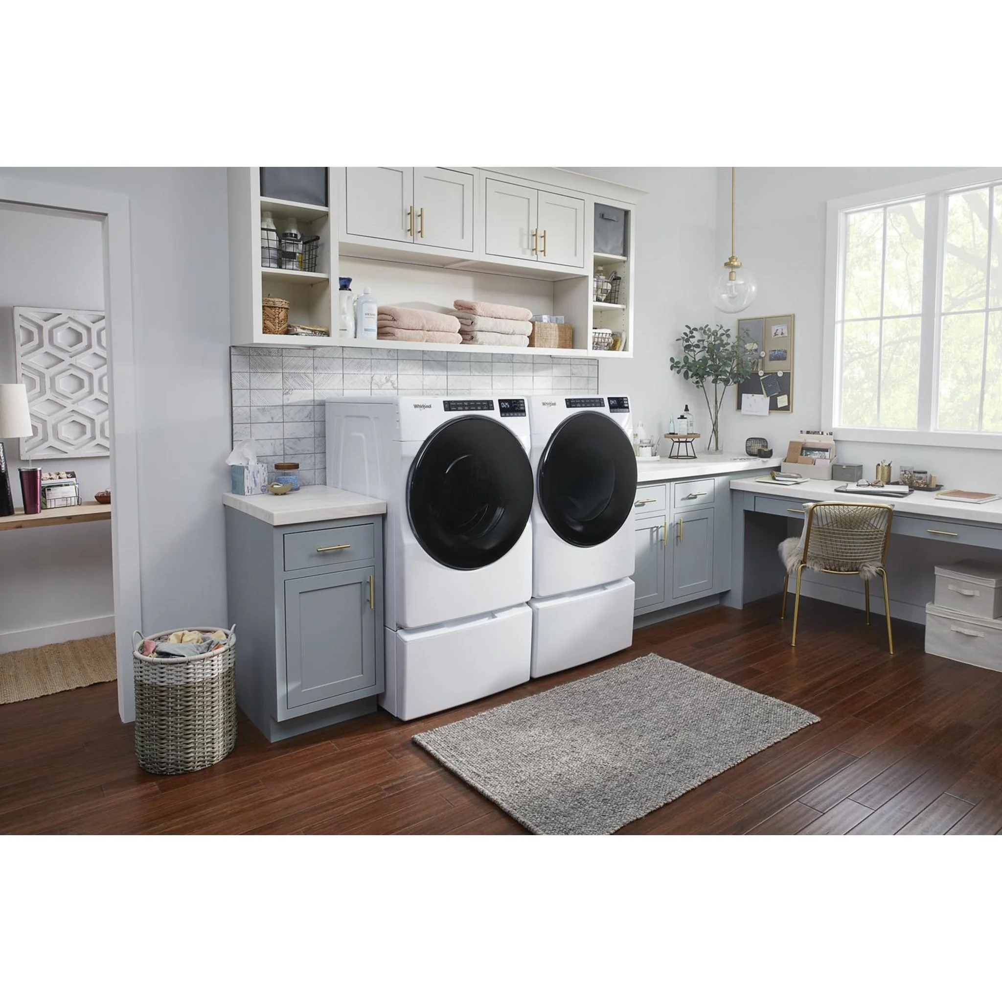 Whirlpool 7.4 cu. ft. Gas Wrinkle Shield Dryer (WGD5605MW) - Image 44