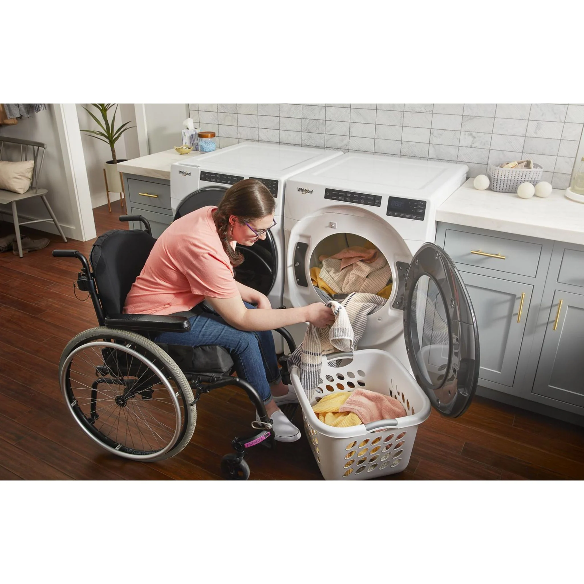Whirlpool 7.4 cu. ft. Gas Wrinkle Shield Dryer (WGD5605MW) - Image 49