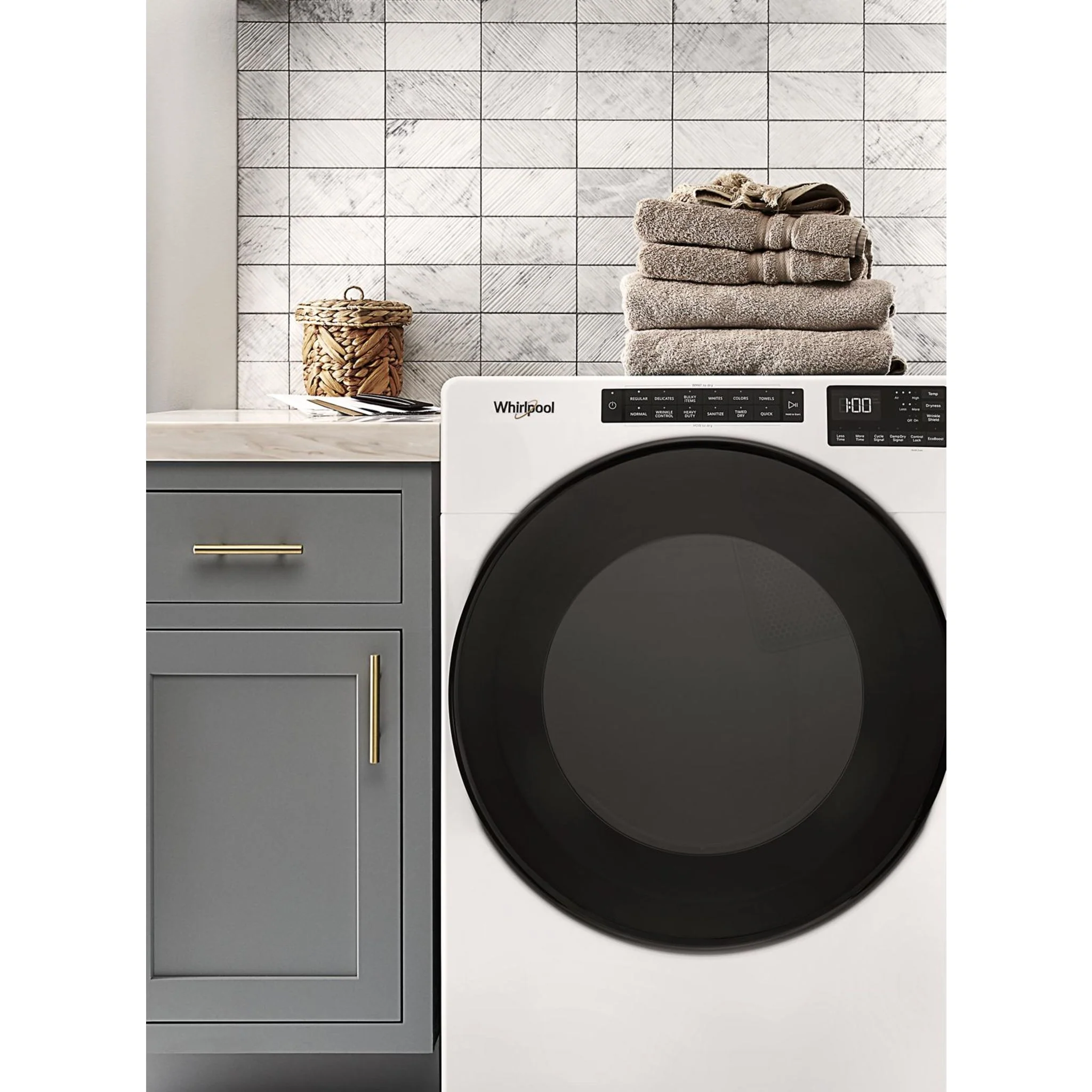 Whirlpool 7.4 cu. ft. Gas Wrinkle Shield Dryer (WGD5605MW) - Image 7