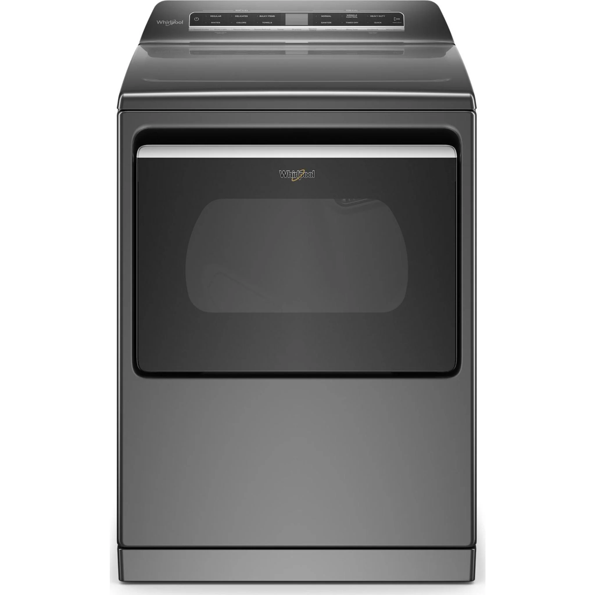 Whirlpool 7.4 cu. ft. Top Load Gas Dryer with Advanced Moisture Sensing -Chrome Shadow (WGD8127LC)