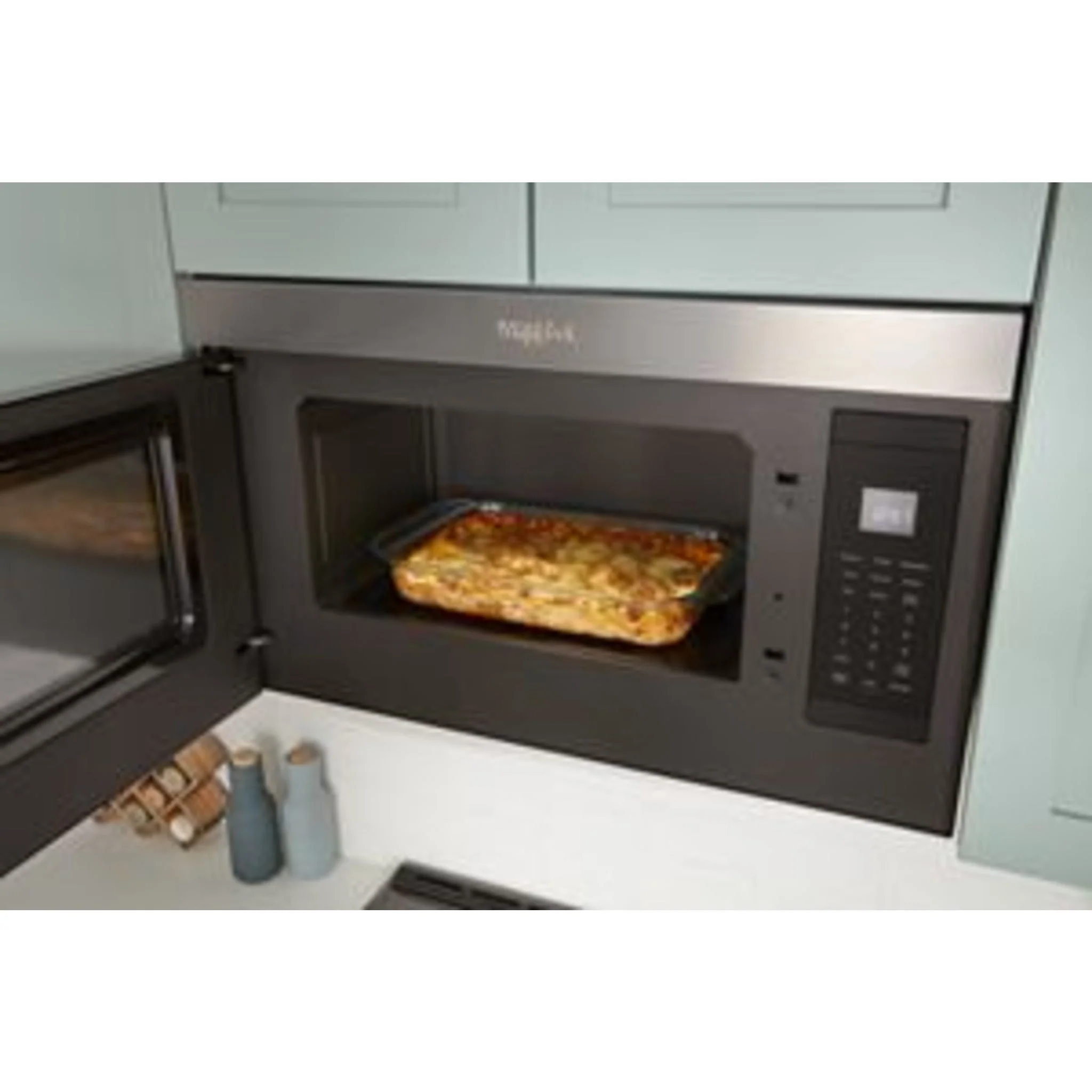 Whirlpool Flush Mount Over-the-Range Microwave with Turntable-Free Design -Fingerprint Resistant Stainless Steel (YWMMF5930PZ) - Image 18