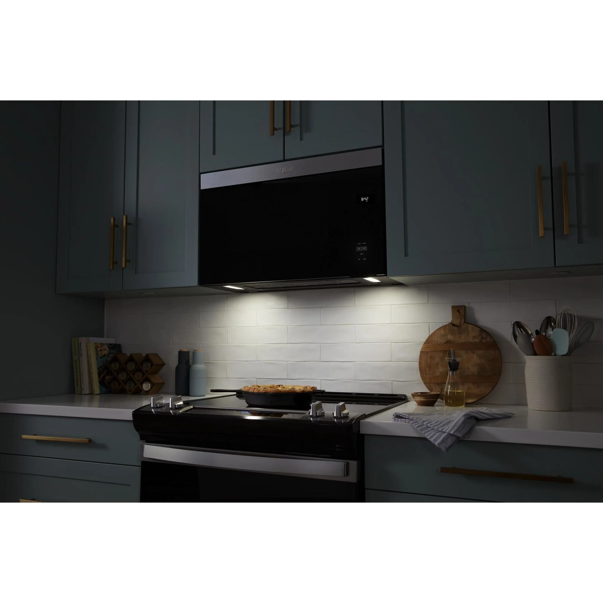 Whirlpool Flush Mount Over-the-Range Microwave with Turntable-Free Design -Fingerprint Resistant Stainless Steel (YWMMF5930PZ) - Image 21