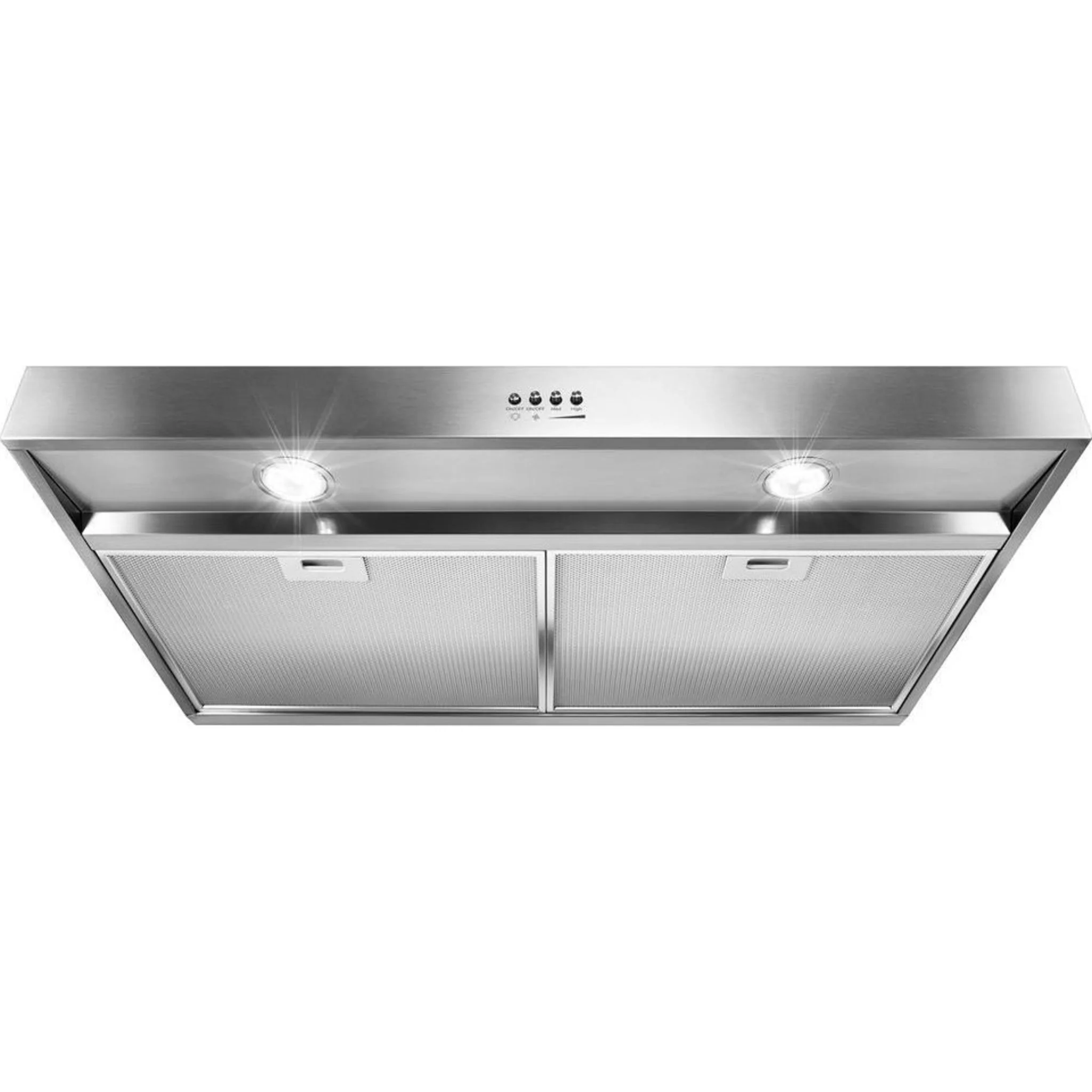 Whirlpool 30" Range Hood with Dishwasher-Safe Full-Width Grease Filters -Stainless Steel (WVU37UC0FS) - Image 2