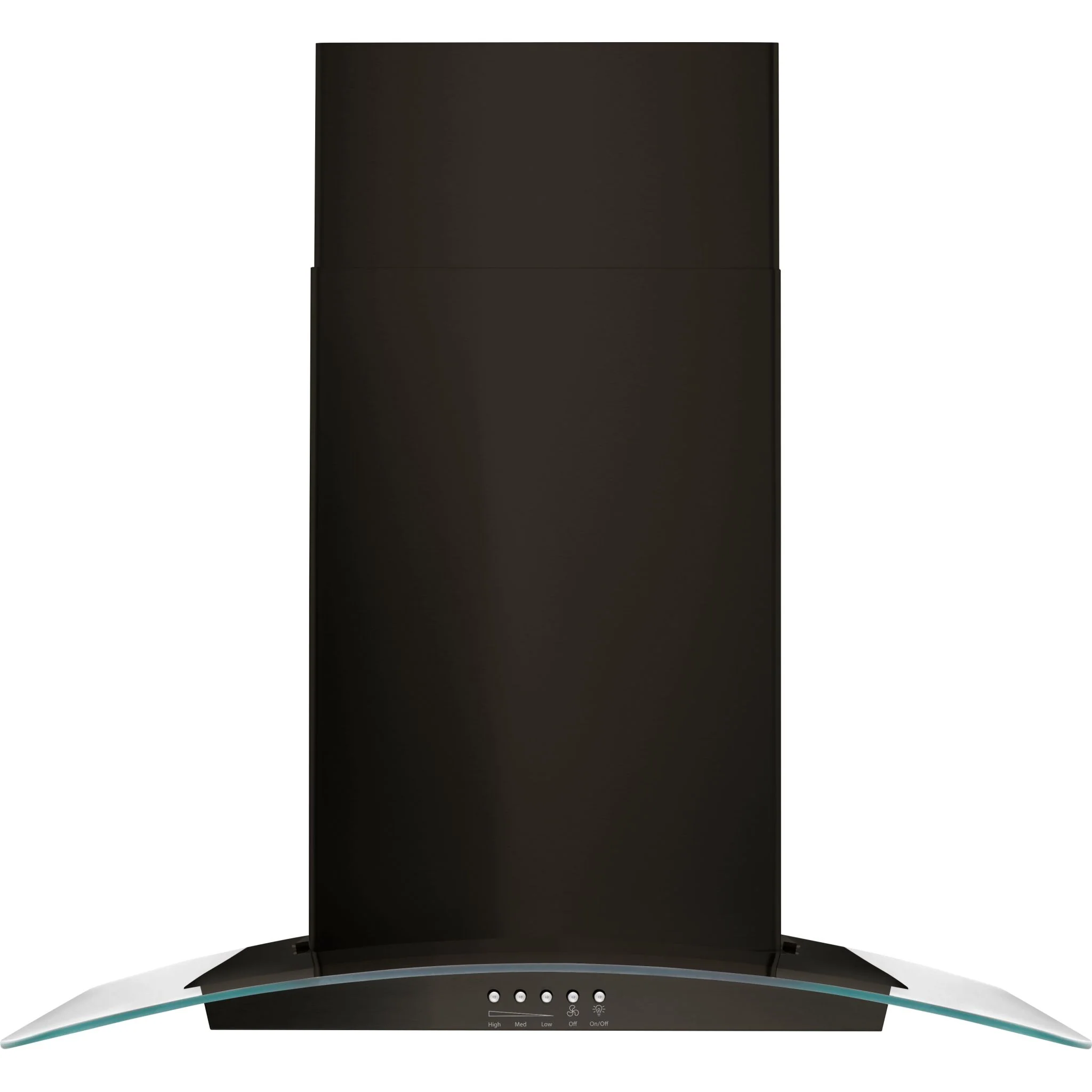 Whirlpool 30" Concave Glass Wall Mount Range Hood (WVW51UC0HV)