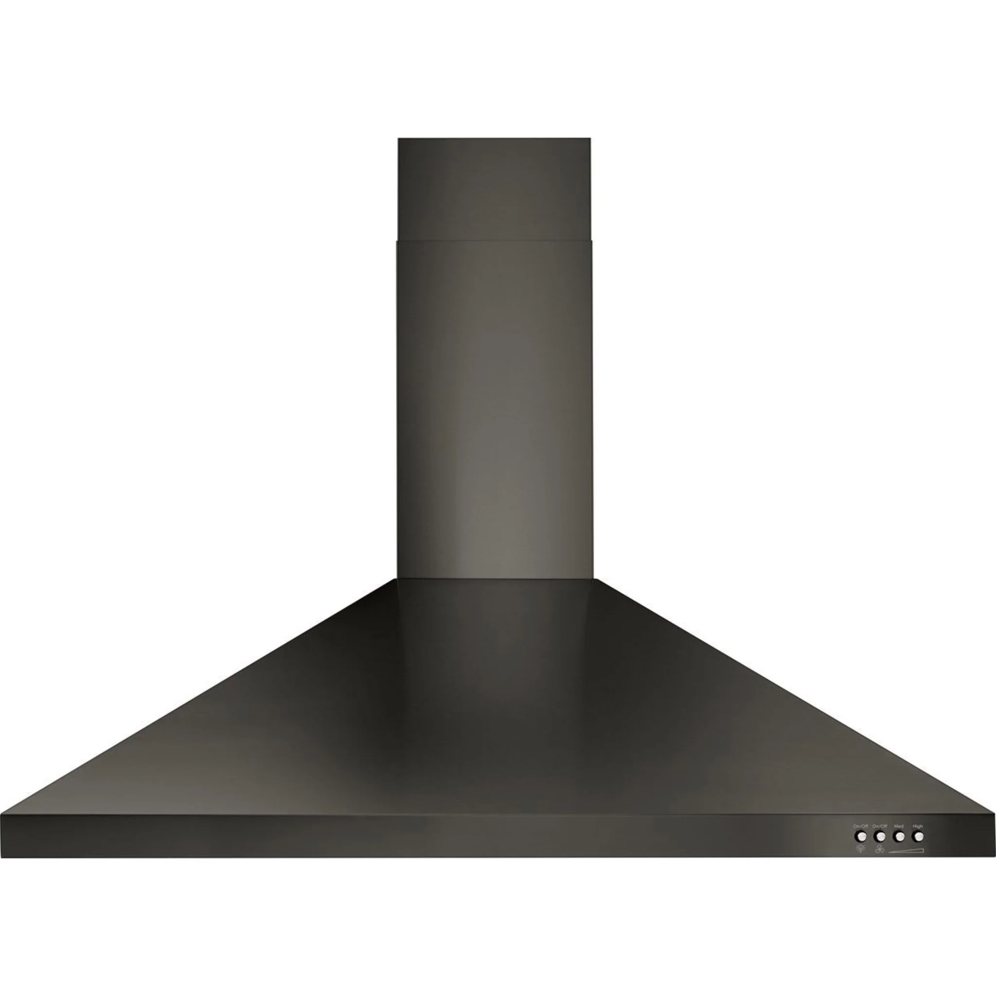 Whirlpool 36" Contemporary Black Stainless Wall Mount Range Hood -Black Stainless (WVW53UC6HV)