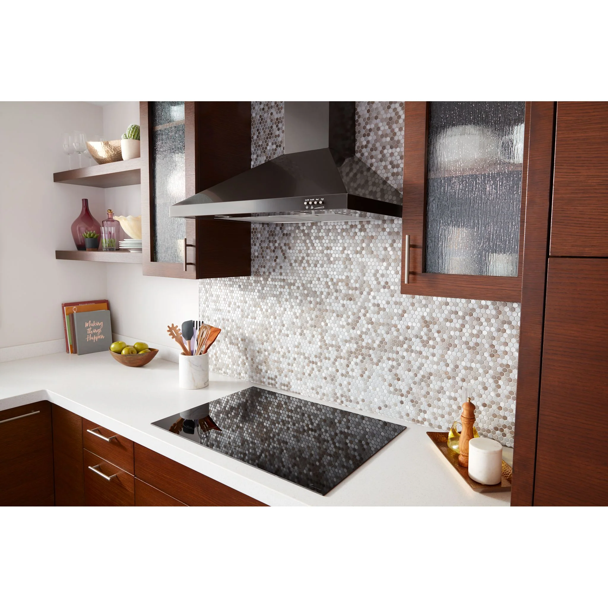 Whirlpool 36" Contemporary Black Stainless Wall Mount Range Hood -Black Stainless (WVW53UC6HV) - Image 7