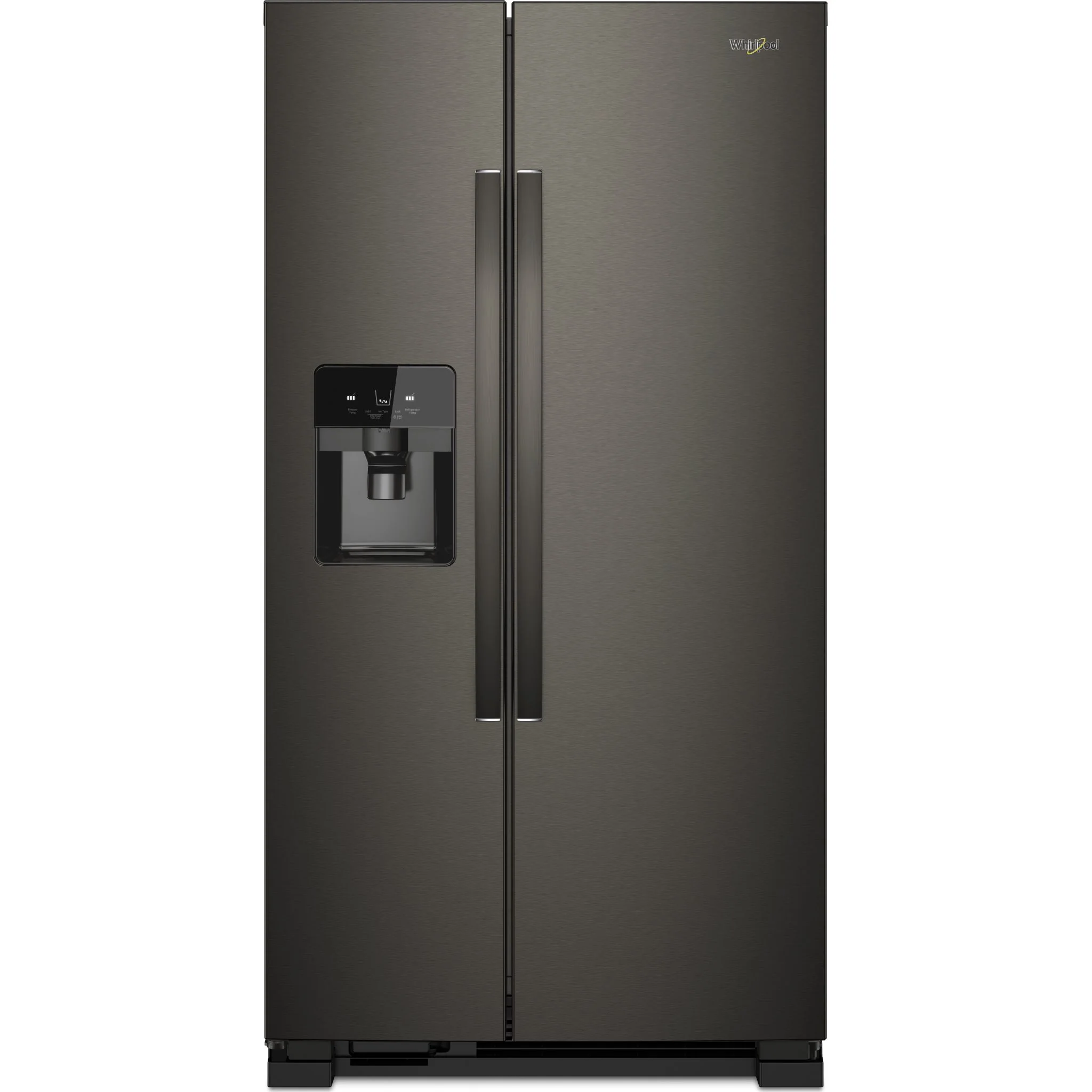 Whirlpool 36-inch Wide Side-by-Side Refrigerator - 25 cu. ft. -Black Stainless (WRS555SIHV)