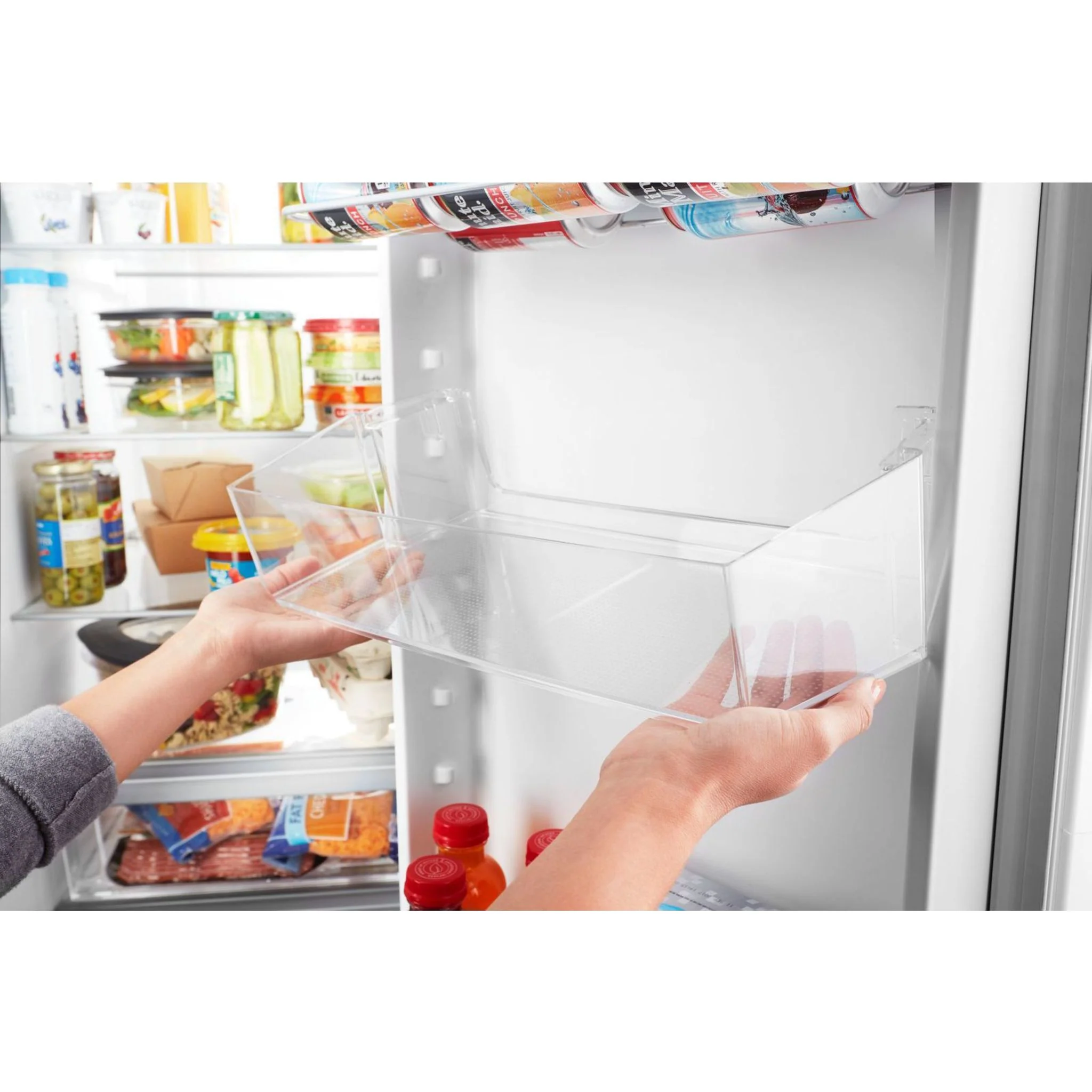 Whirlpool 36-inch Wide Side-by-Side Refrigerator - 25 cu. ft. -Black Stainless (WRS555SIHV) - Image 11