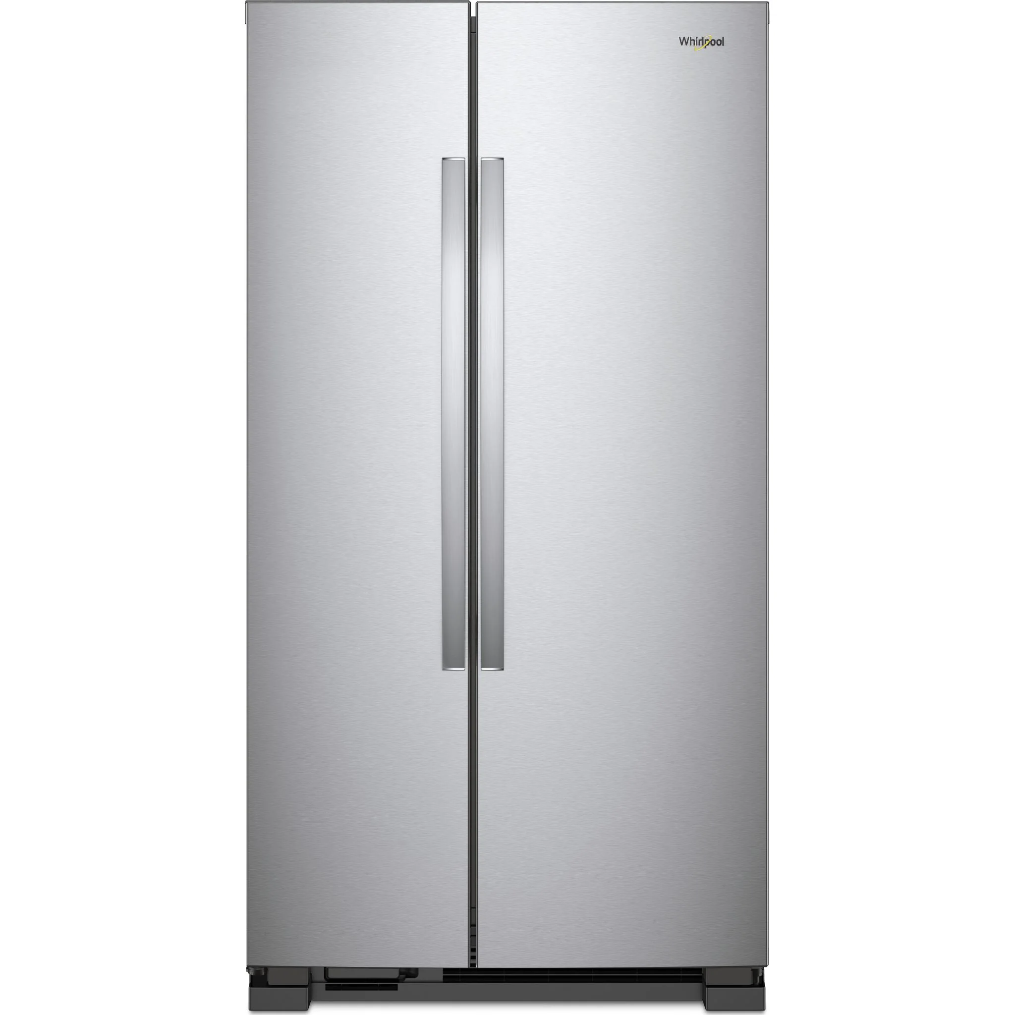 Whirlpool 33-inch Wide Side-by-Side Refrigerator - 22 cu. ft. -Monochromatic Stainless Steel (WRS312SNHM)