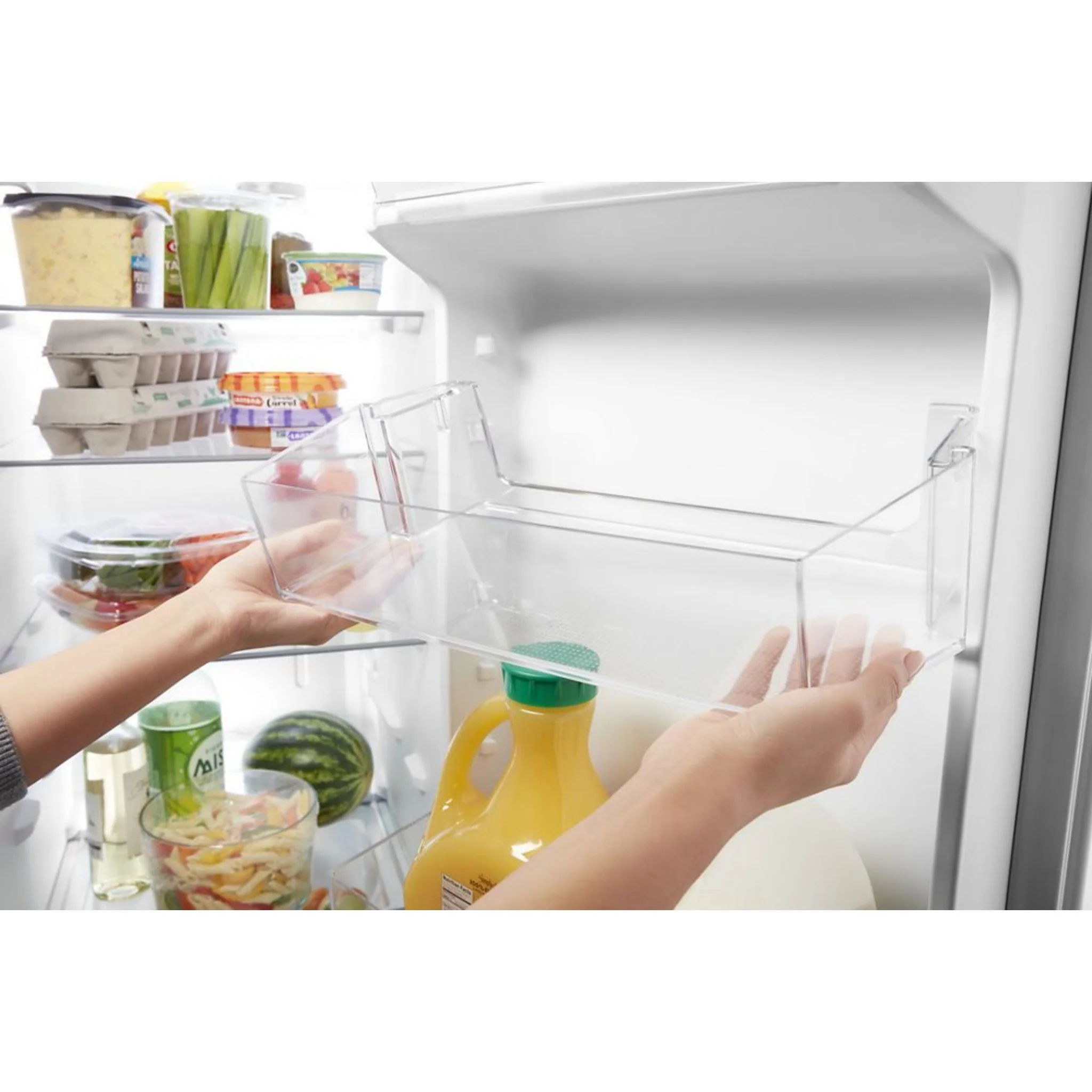 Whirlpool 36-inch Wide Side-by-Side Refrigerator - 25 cu. ft. -Monochromatic Stainless Steel (WRS315SNHM) - Image 16