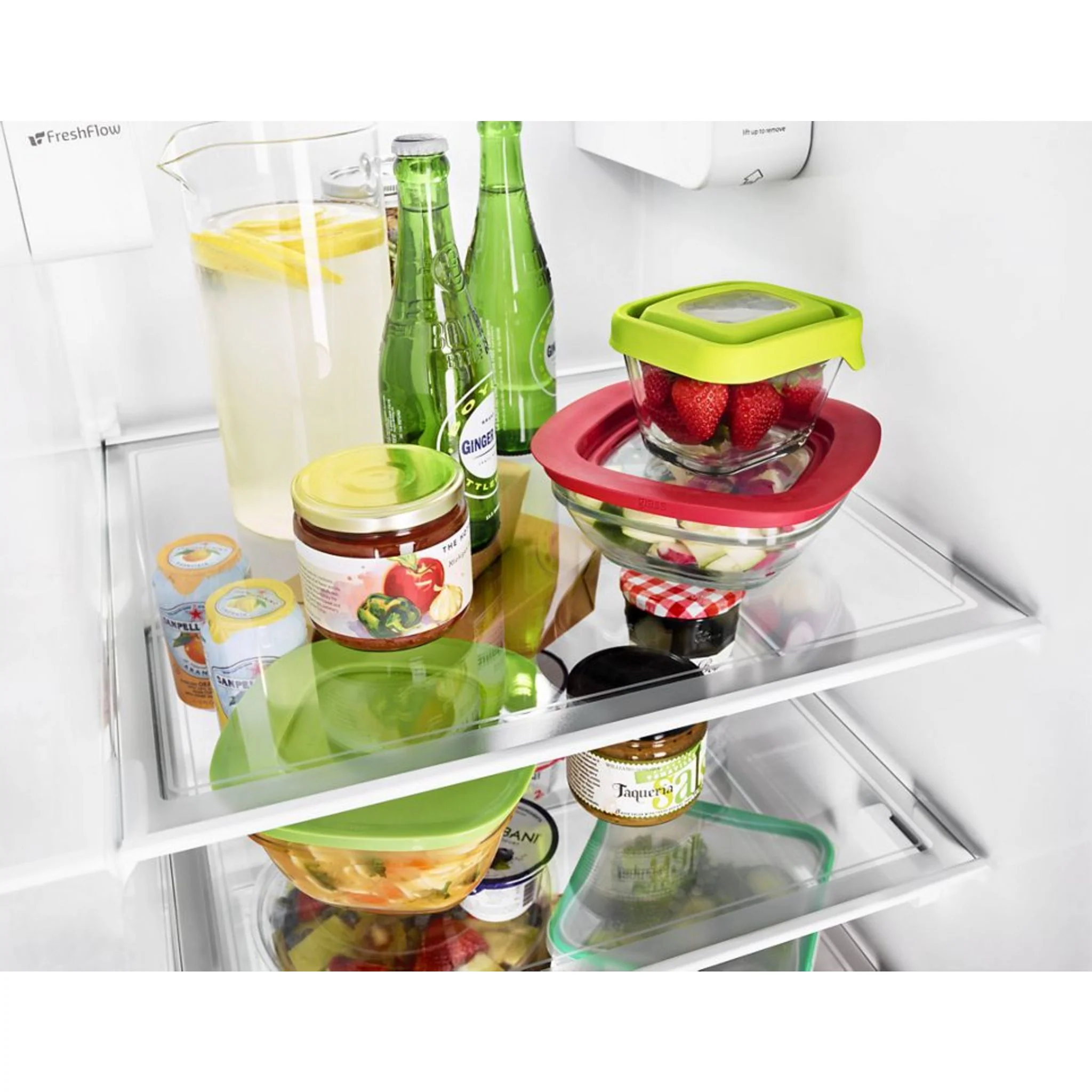 Whirlpool 36-inch Wide Side-by-Side Refrigerator - 25 cu. ft. -Monochromatic Stainless Steel (WRS315SNHM) - Image 17