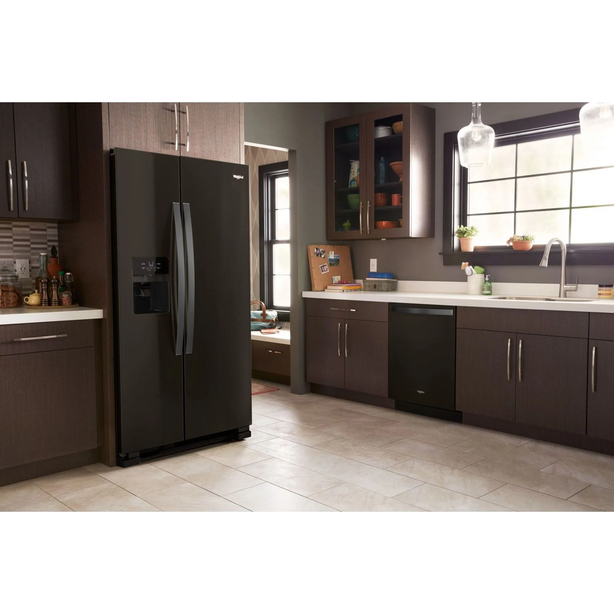 Whirlpool 33-inch Wide Side-by-Side Refrigerator - 21 cu. ft. -Black Stainless (WRS321SDHV) - Image 19