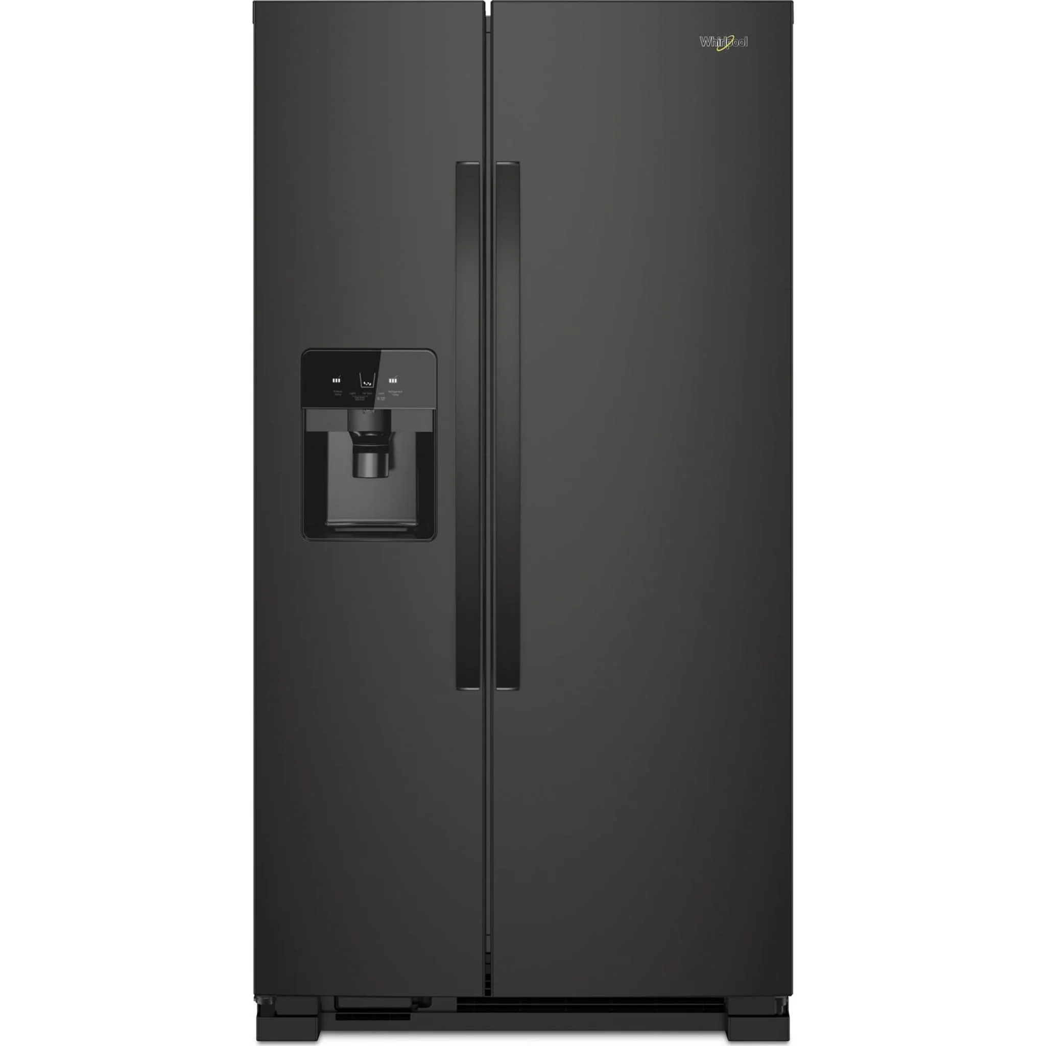 Whirlpool 36-inch Wide Side-by-Side Refrigerator - 25 cu. ft. -Black (WRS325SDHB)