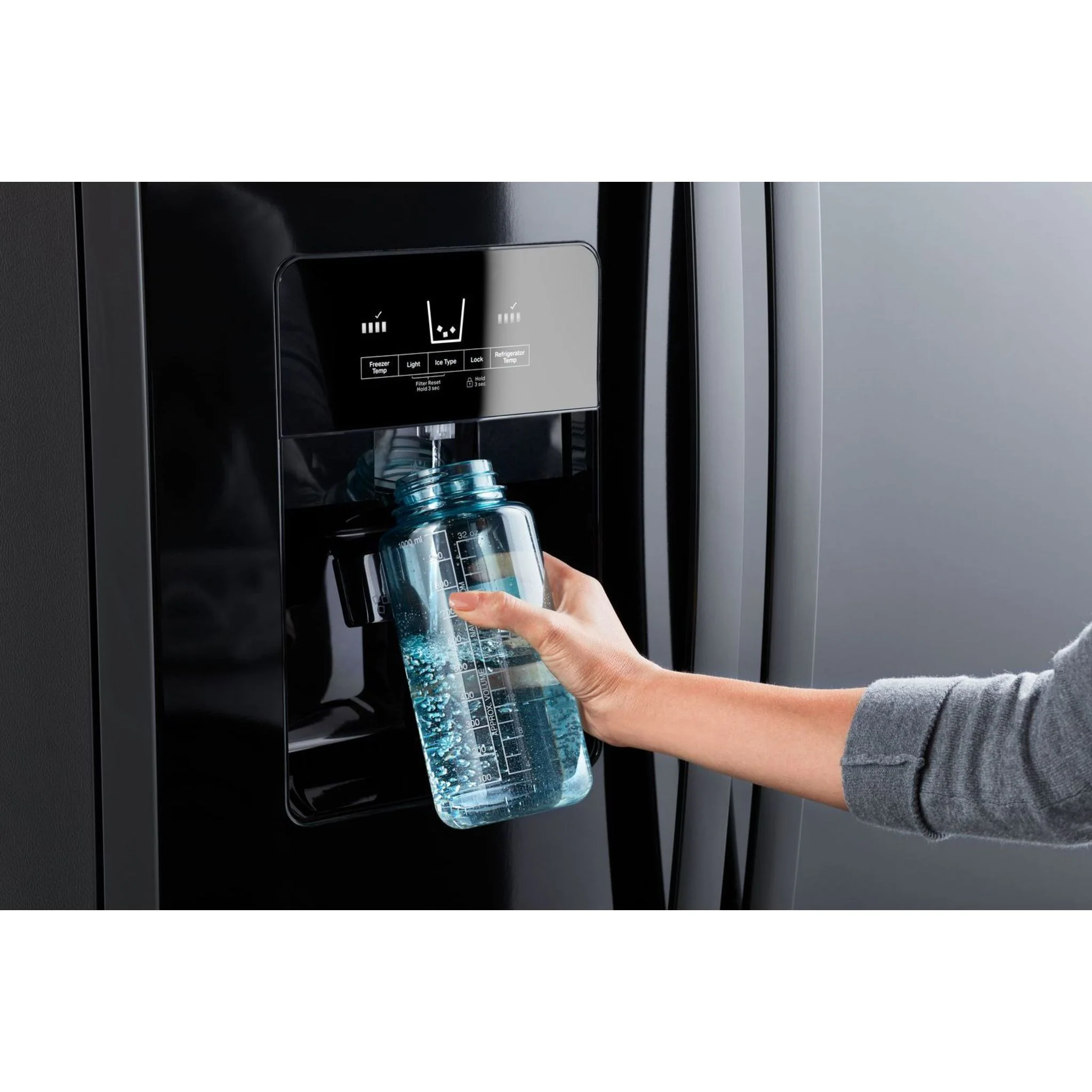 Whirlpool 36-inch Wide Side-by-Side Refrigerator - 25 cu. ft. -Black (WRS325SDHB) - Image 13