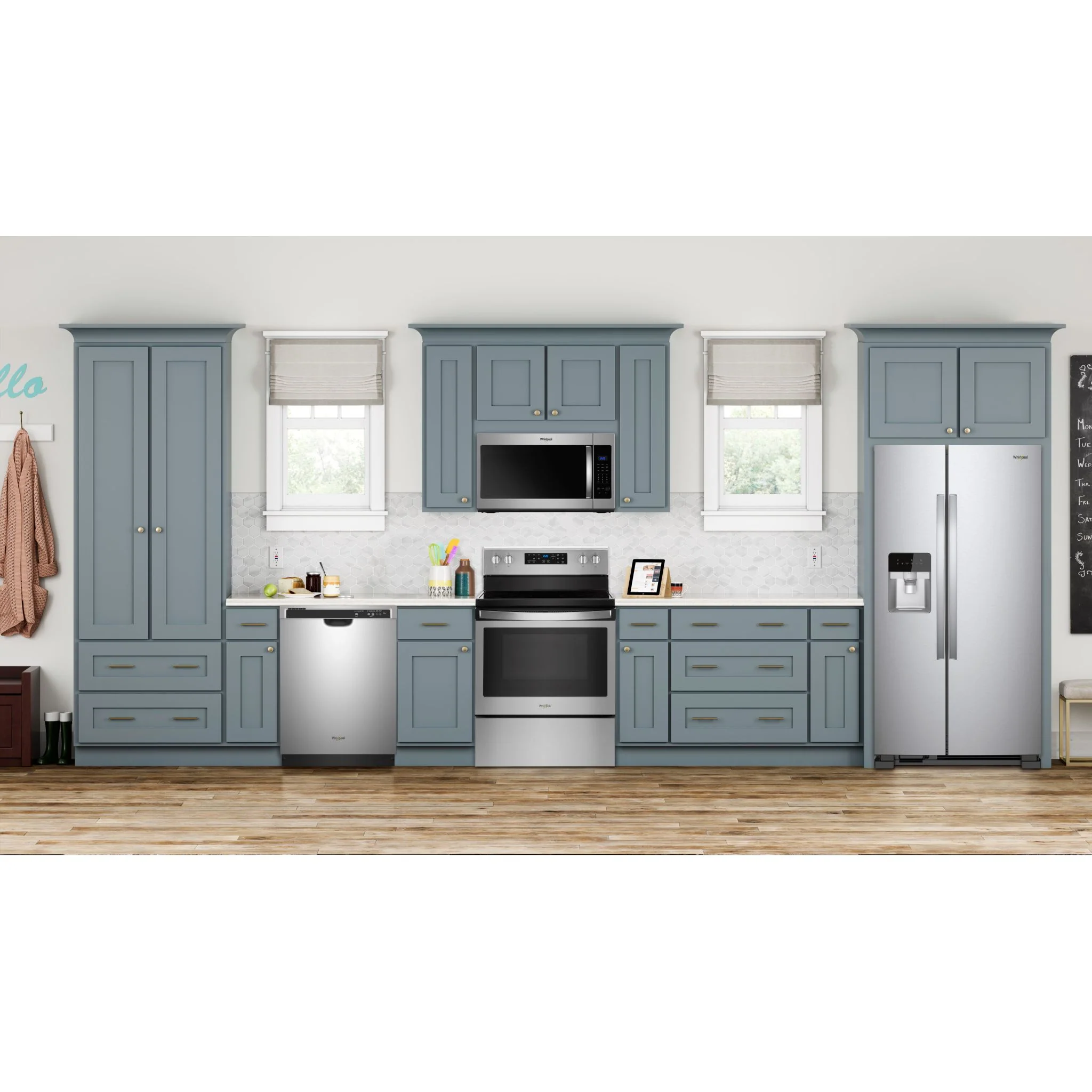 Whirlpool 36-inch Wide Side-by-Side Refrigerator - 25 cu. ft. -White (WRS335SDHW) - Image 8