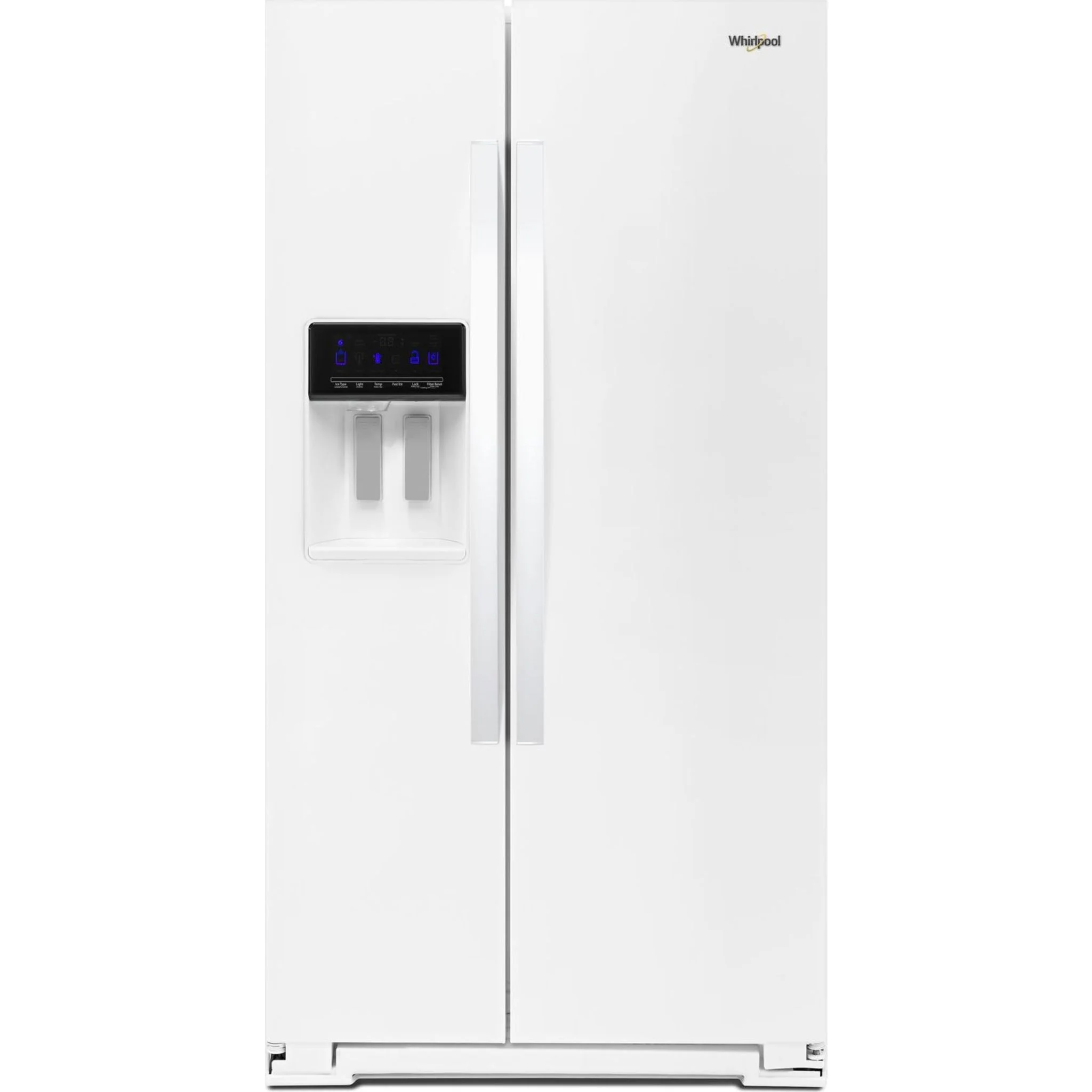 Whirlpool 36" Wide Counter Depth Side-by-Side Refrigerator - 21 cu. ft. - White (WRS571CIHW) - Image 8