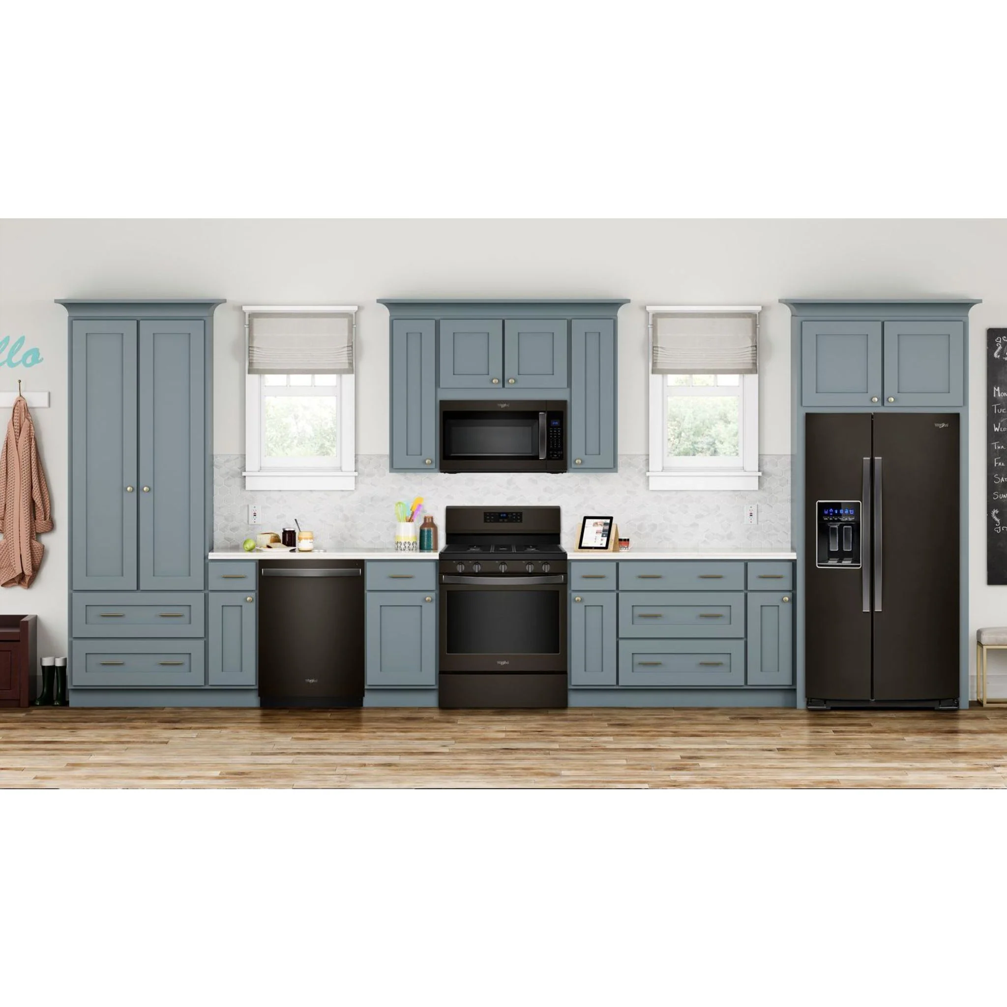 Whirlpool 36" Wide Side-by-Side Refrigerator - 28 cu. ft. - Black Stainless (WRS588FIHV) - Image 10