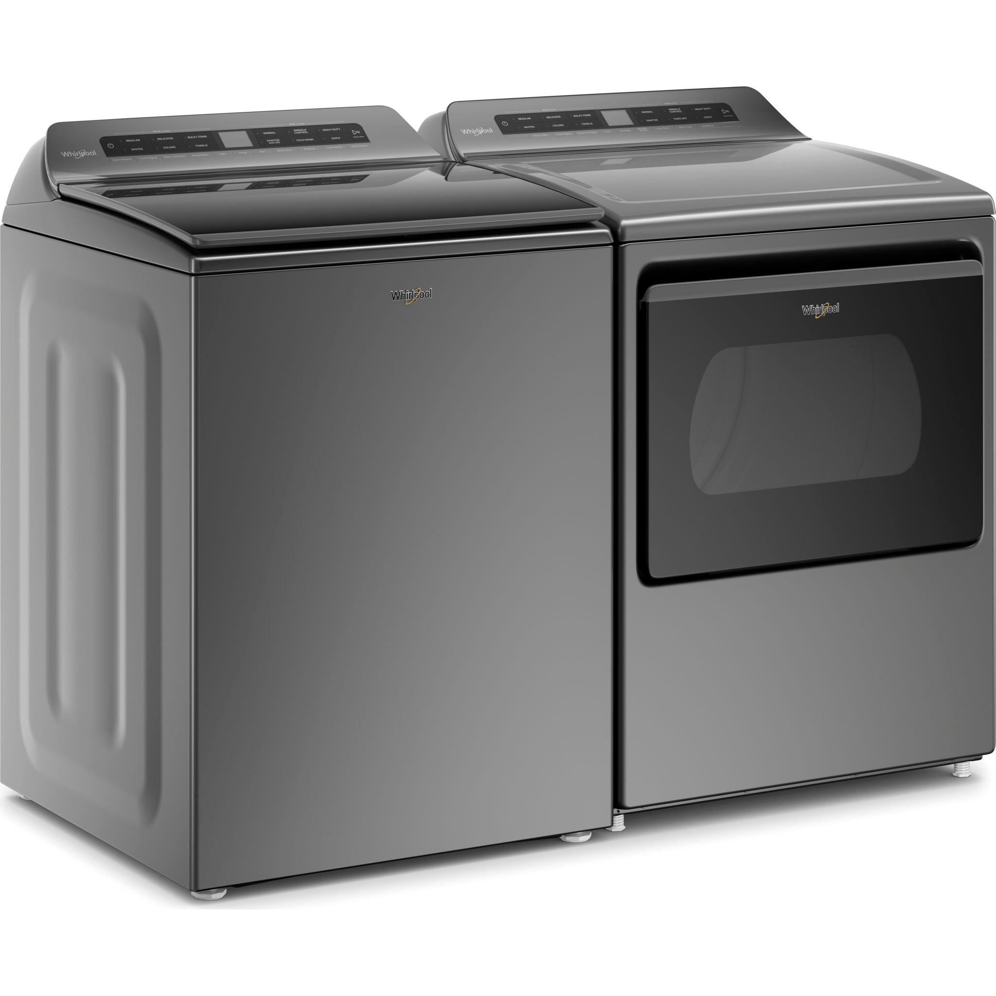 Whirlpool Top Load Pair (WHL1477664K) - Chrome Shadow - Image 2
