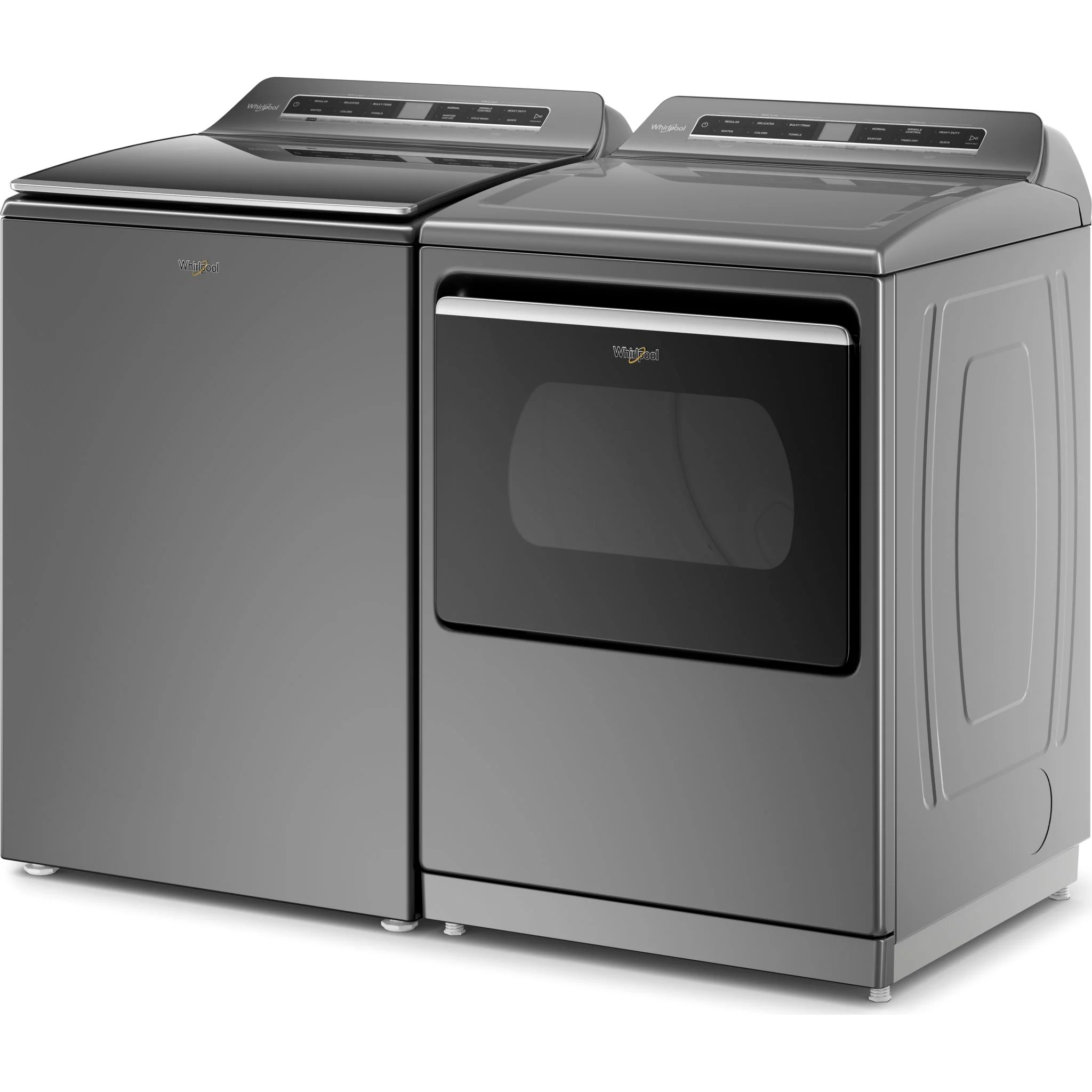 Whirlpool Top Load Pair (WHL1477669K) - Chrome Shadow - Image 3