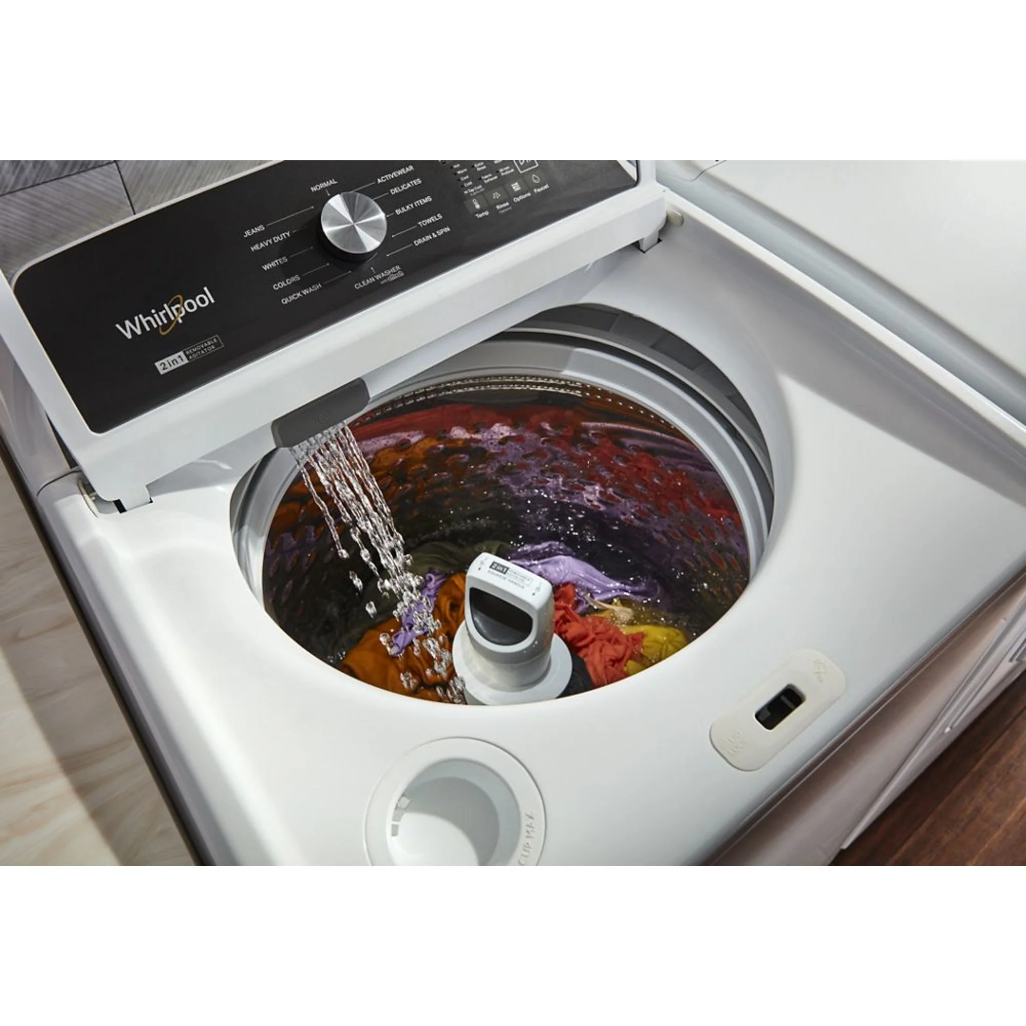 Whirlpool 5.2 cu. ft. Top Load Agitator Washer with Built-In Faucet - White (WTW5015LW) - Image 29