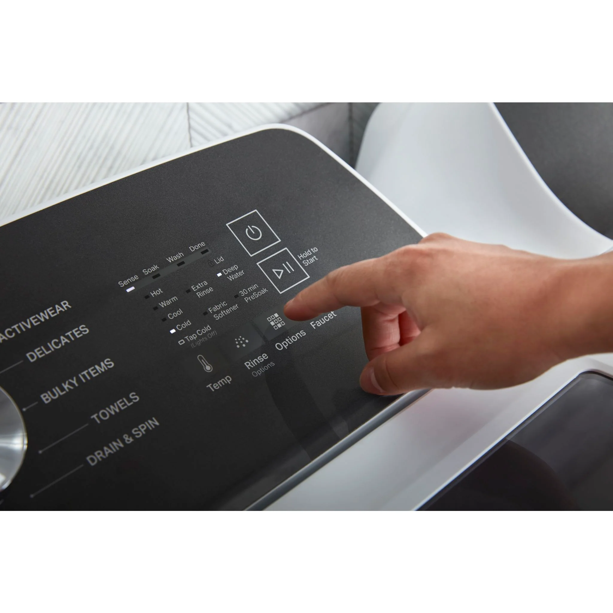 Whirlpool 5.4 - 5.5 Cu. Ft. Capacity Top Load Washer with Removable Agitator -White (WTW5057LW) - Image 9