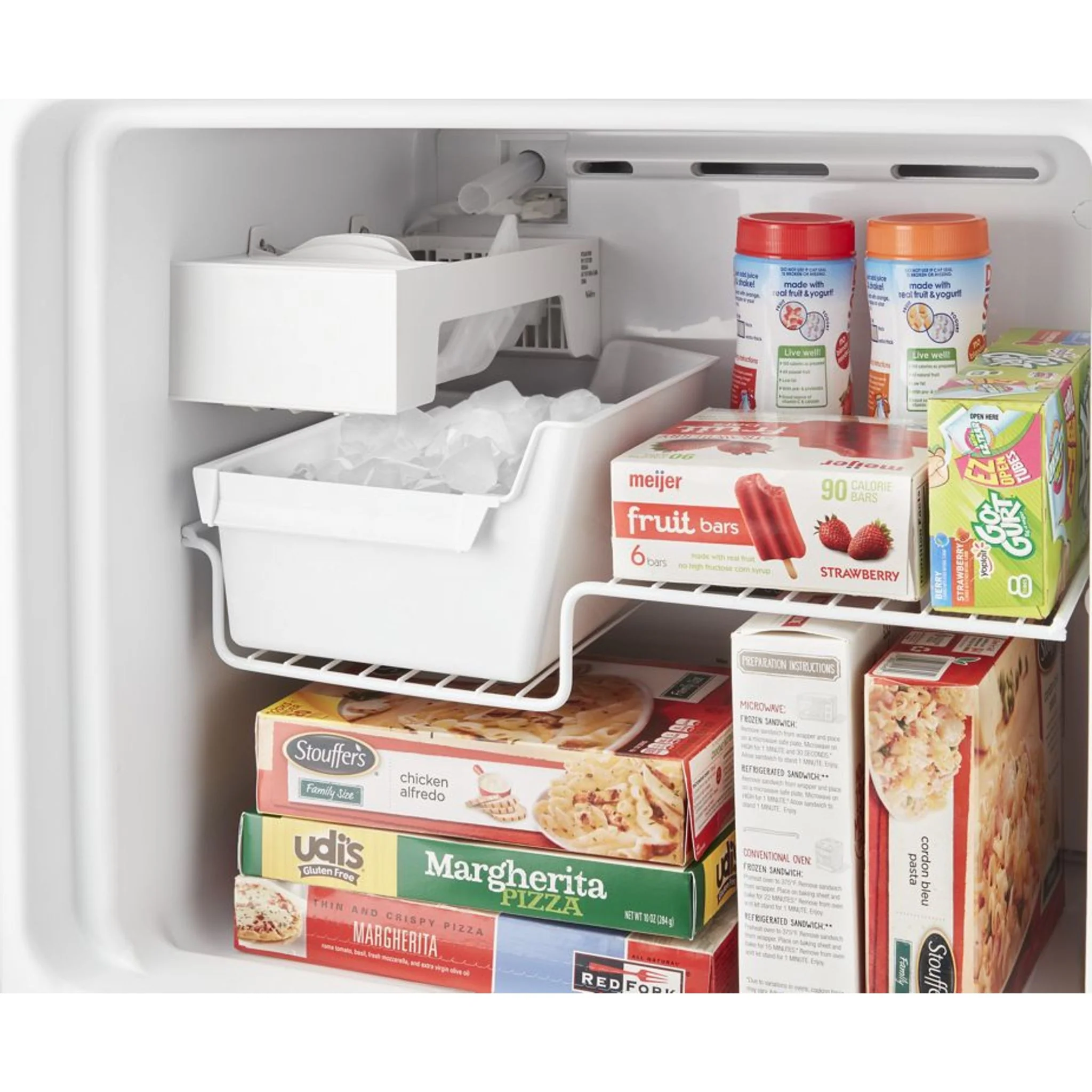 Whirlpool 24-inch Wide Small Space Top-Freezer Refrigerator - 11.6 cu. ft. -Black (WRT112CZJB) - Image 4