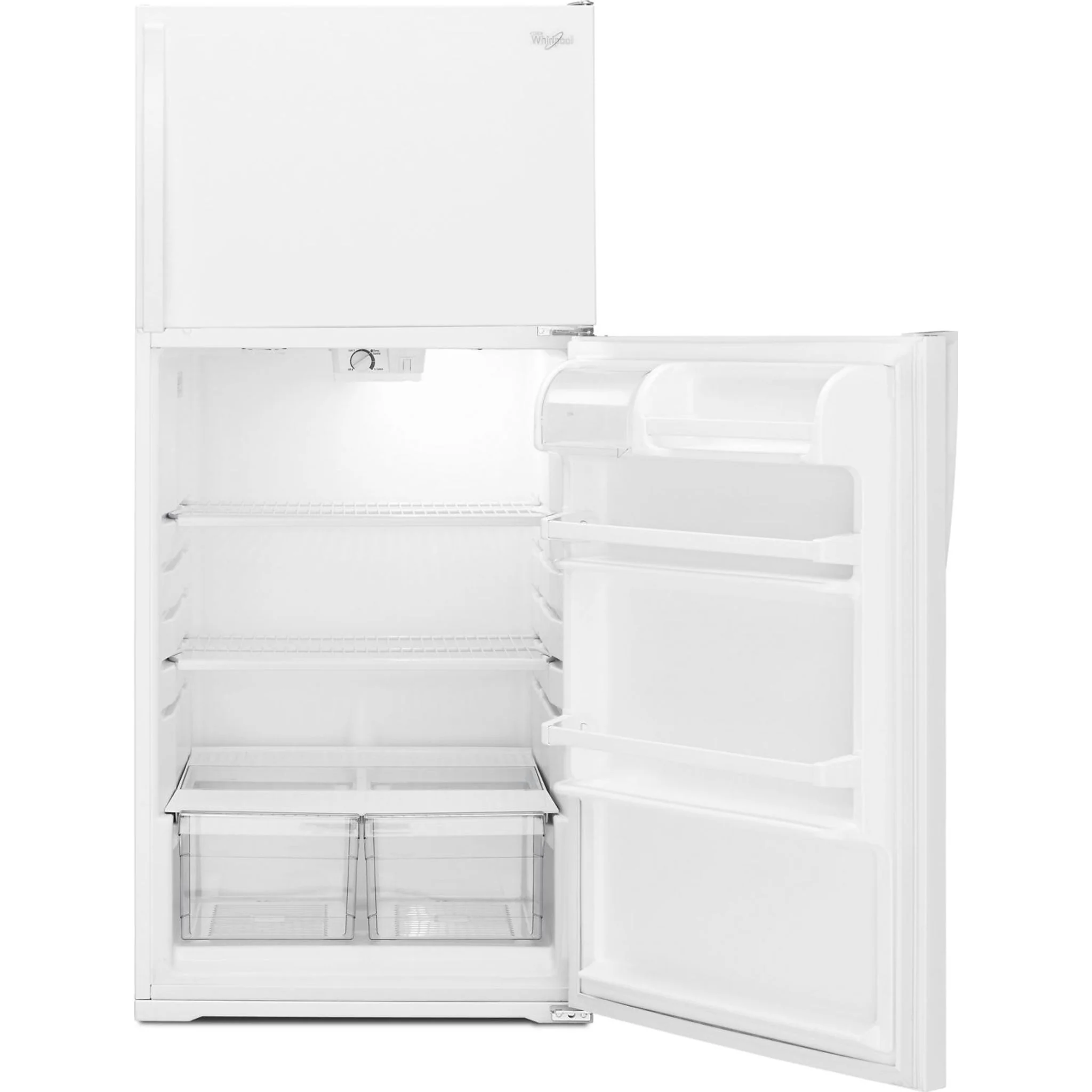 Whirlpool 28" Wide Top-Freezer Refrigerator with Freezer Temperature Control -White (WRT134TFDW) - Image 26