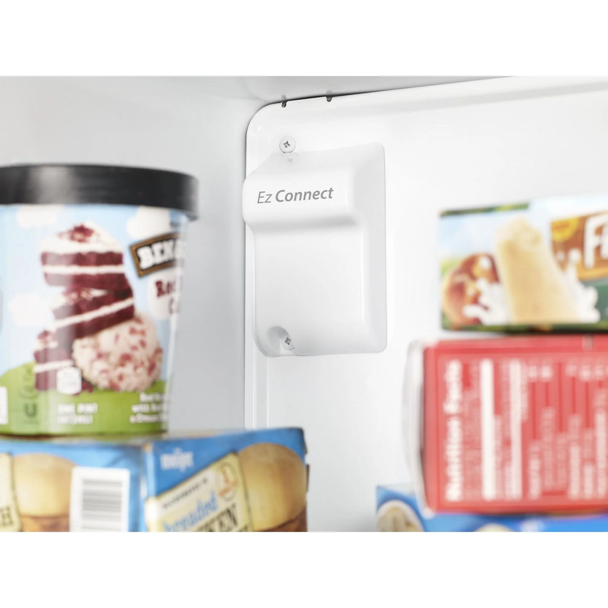 Whirlpool 28-inch Wide Refrigerator Compatible With The EZ Connect Icemaker Kit 18 Cu. Ft. -Print Resist Metallic Steel (WRT518SZFG) - Image 18