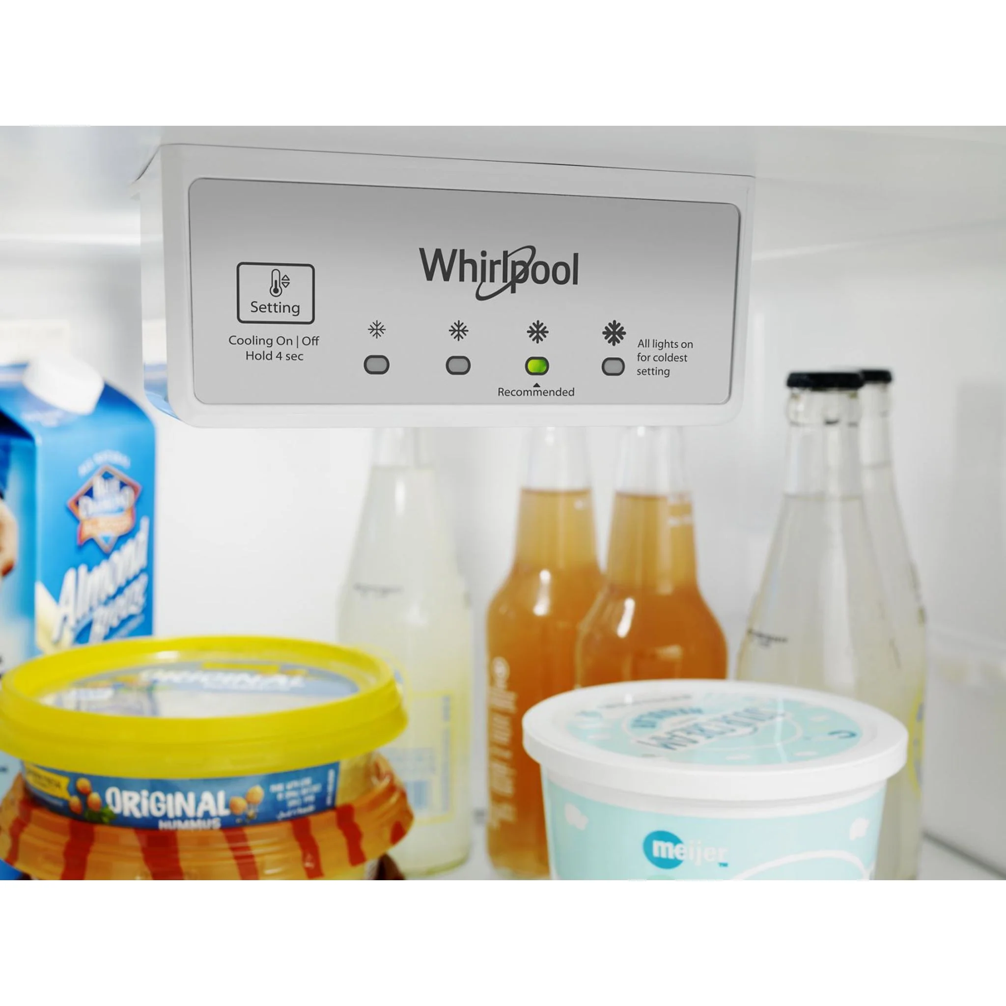 Whirlpool 28-inch Wide Refrigerator Compatible With The EZ Connect Icemaker Kit 18 Cu. Ft. -Print Resist Metallic Steel (WRT518SZFG) - Image 23