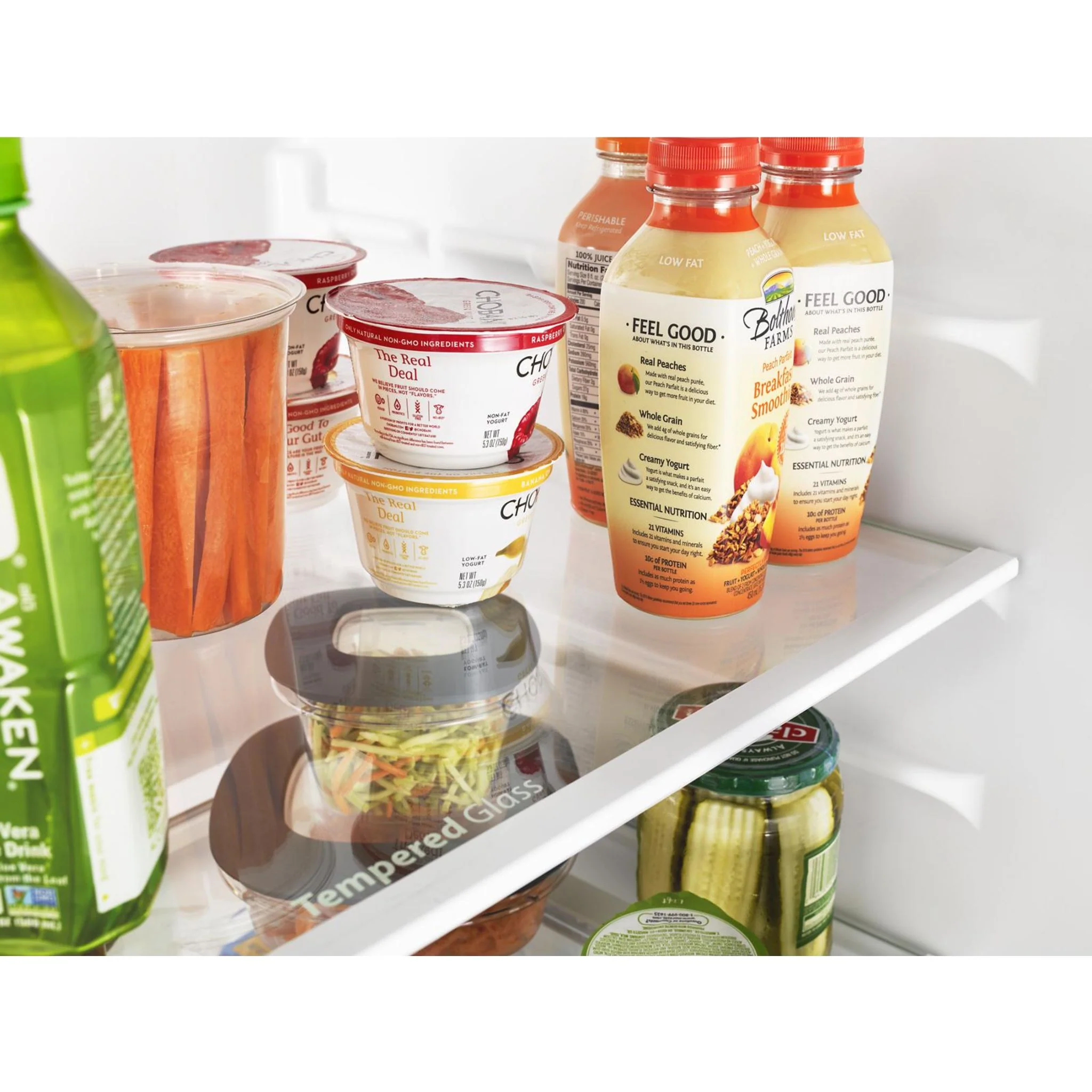 Whirlpool 28-inch Wide Refrigerator Compatible With The EZ Connect Icemaker Kit 18 Cu. Ft. -Print Resist Metallic Steel (WRT518SZFG) - Image 27