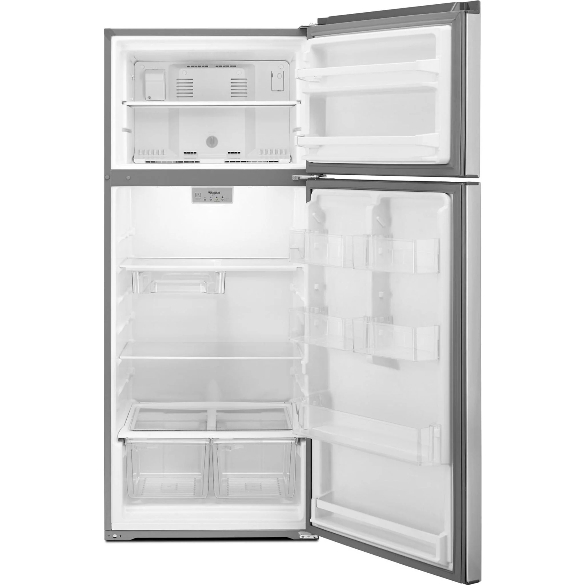 Whirlpool 28-inch Wide Refrigerator Compatible With The EZ Connect Icemaker Kit 18 Cu. Ft. -Stainless Steel (WRT518SZFM) - Image 16