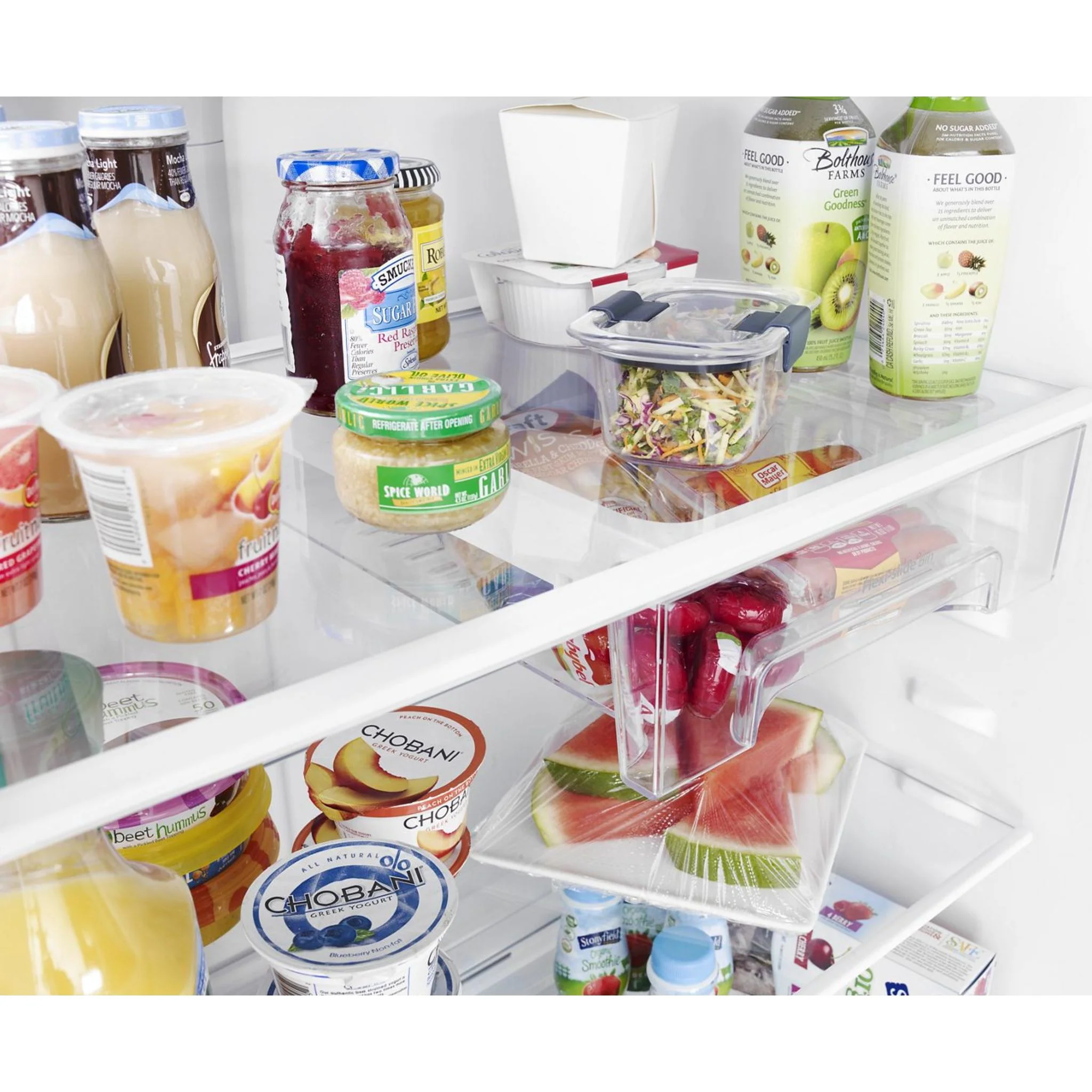Whirlpool 33" Wide Top-Freezer Refrigerator with Optional EZ Connect Icemaker Kit (Sold Separetely) -Monochromatic Stainless Steel (WRT541SZDM) - Image 34