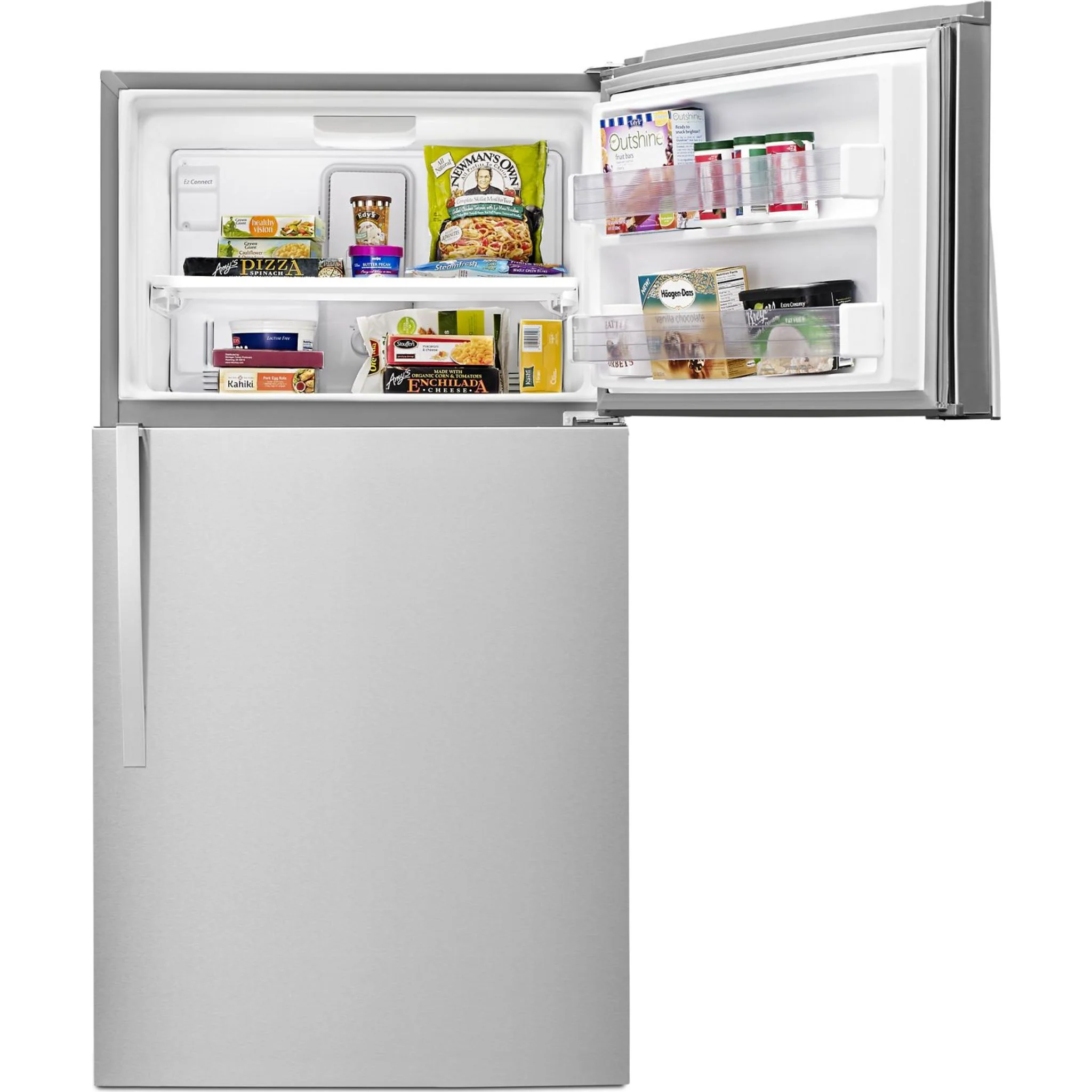 Whirlpool 33-inch Wide Top Freezer Refrigerator - 21 cu. ft. -Fingerprint Resistant Stainless Steel (WRT541SZDZ) - Image 33