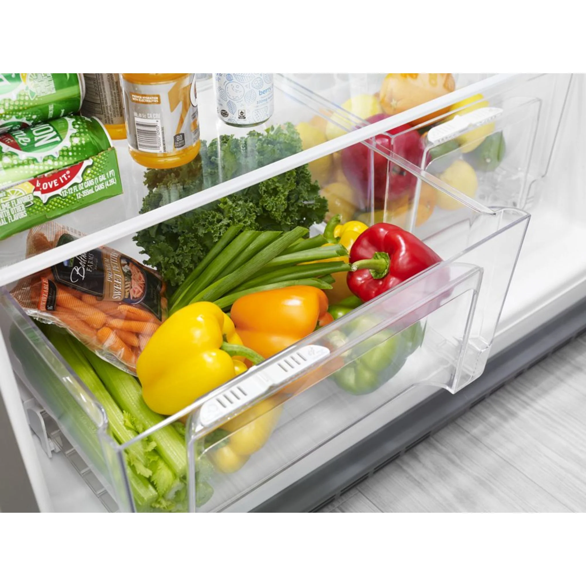 Whirlpool 33-inch Wide Top Freezer Refrigerator - 21 cu. ft. -Fingerprint Resistant Stainless Steel (WRT541SZDZ) - Image 34