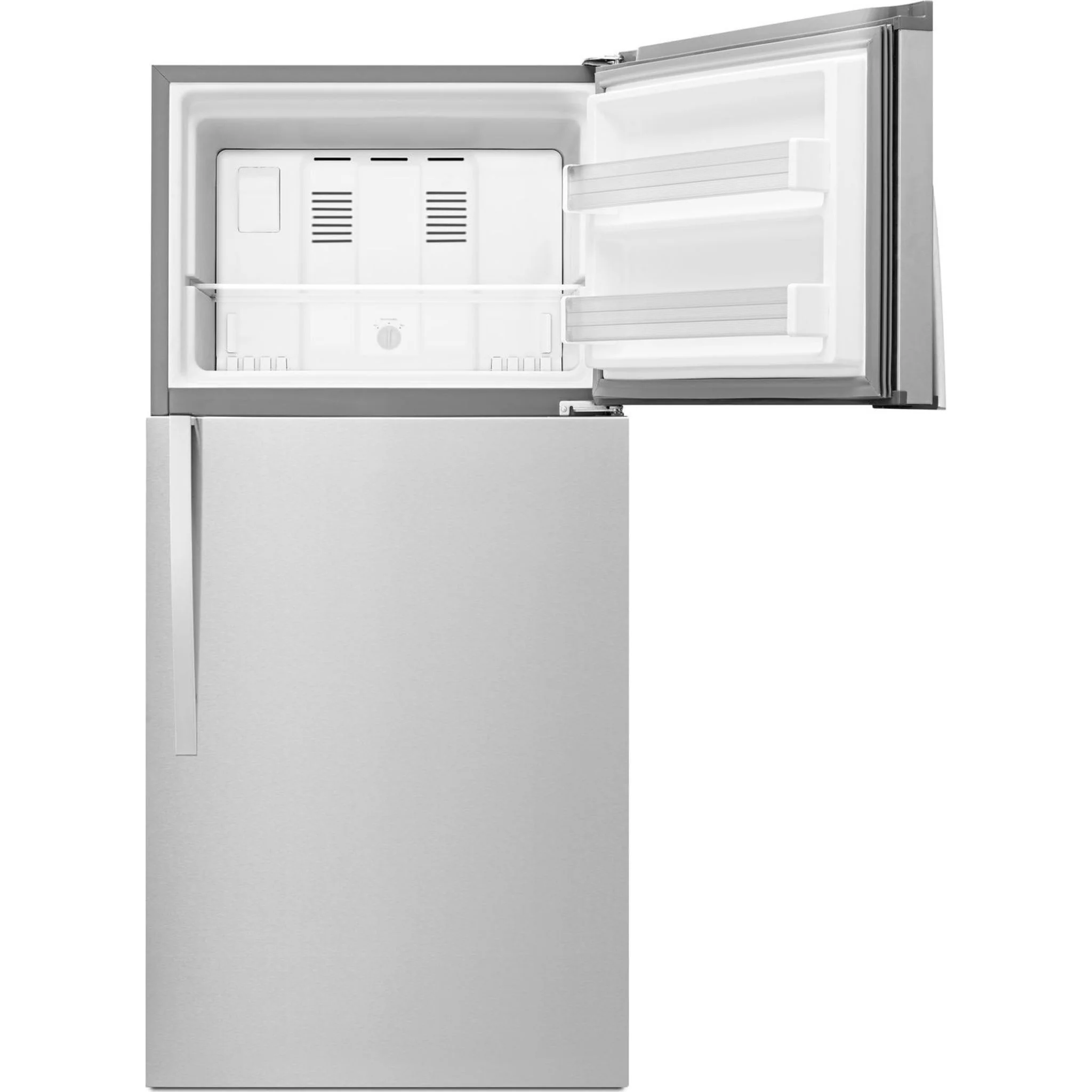 Whirlpool 30-inch Wide Top-Freezer Refrigerator - EZ Connect Icemaker Kit Compatible - 19.2 cu. ft. -Monochromatic Stainless Steel (WRT549SZDM) - Image 10