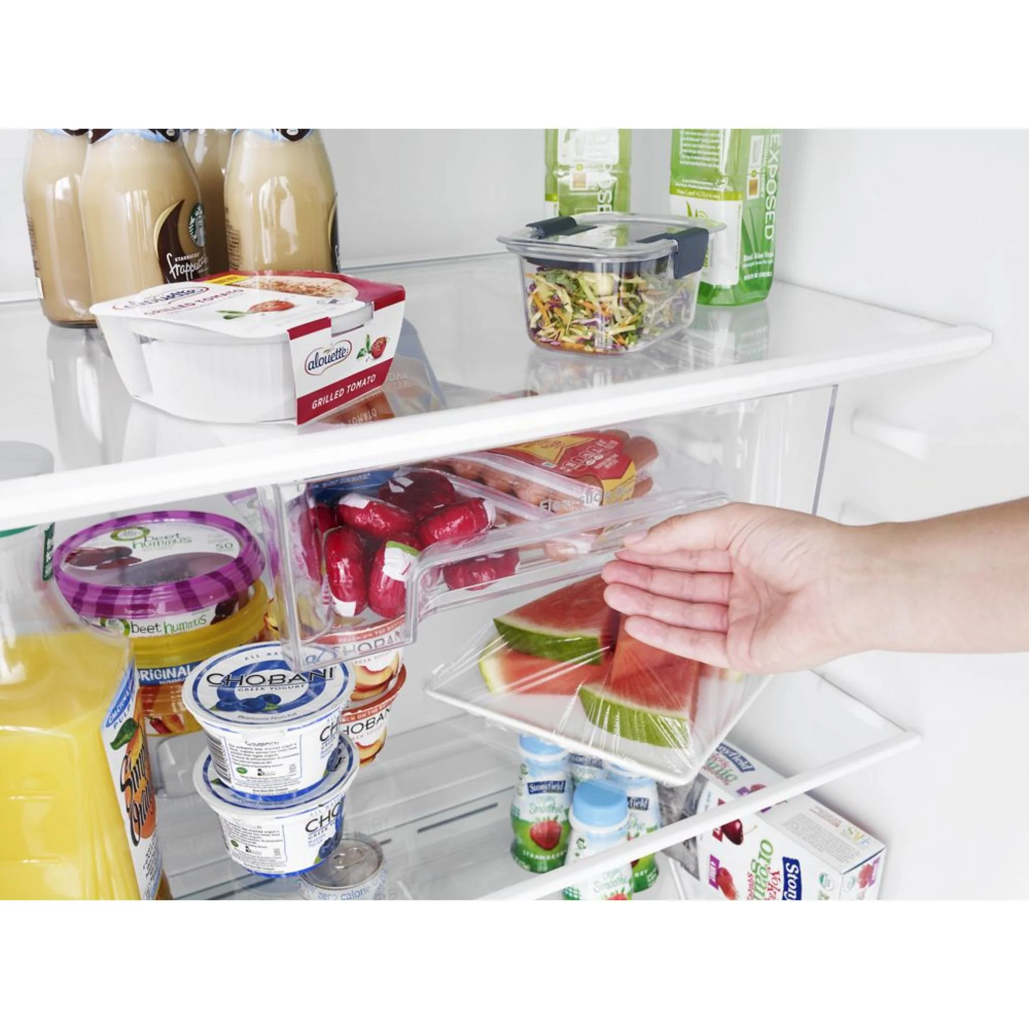Whirlpool 30-inch Wide Top-Freezer Refrigerator - EZ Connect Icemaker Kit Compatible - 19.2 cu. ft. -Monochromatic Stainless Steel (WRT549SZDM) - Image 12