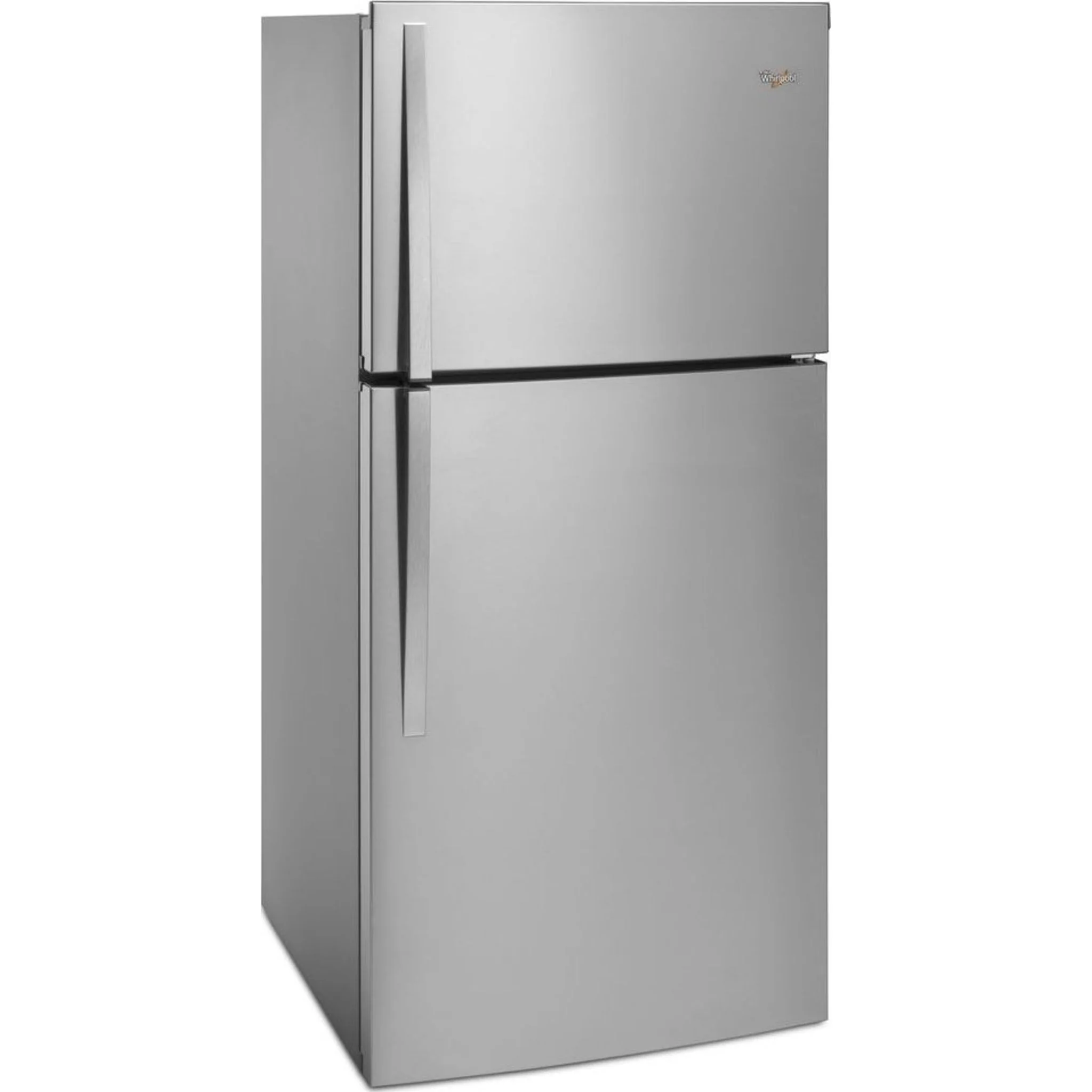Whirlpool 30-inch Wide Top-Freezer Refrigerator - EZ Connect Icemaker Kit Compatible - 19.2 cu. ft. -Monochromatic Stainless Steel (WRT549SZDM) - Image 2
