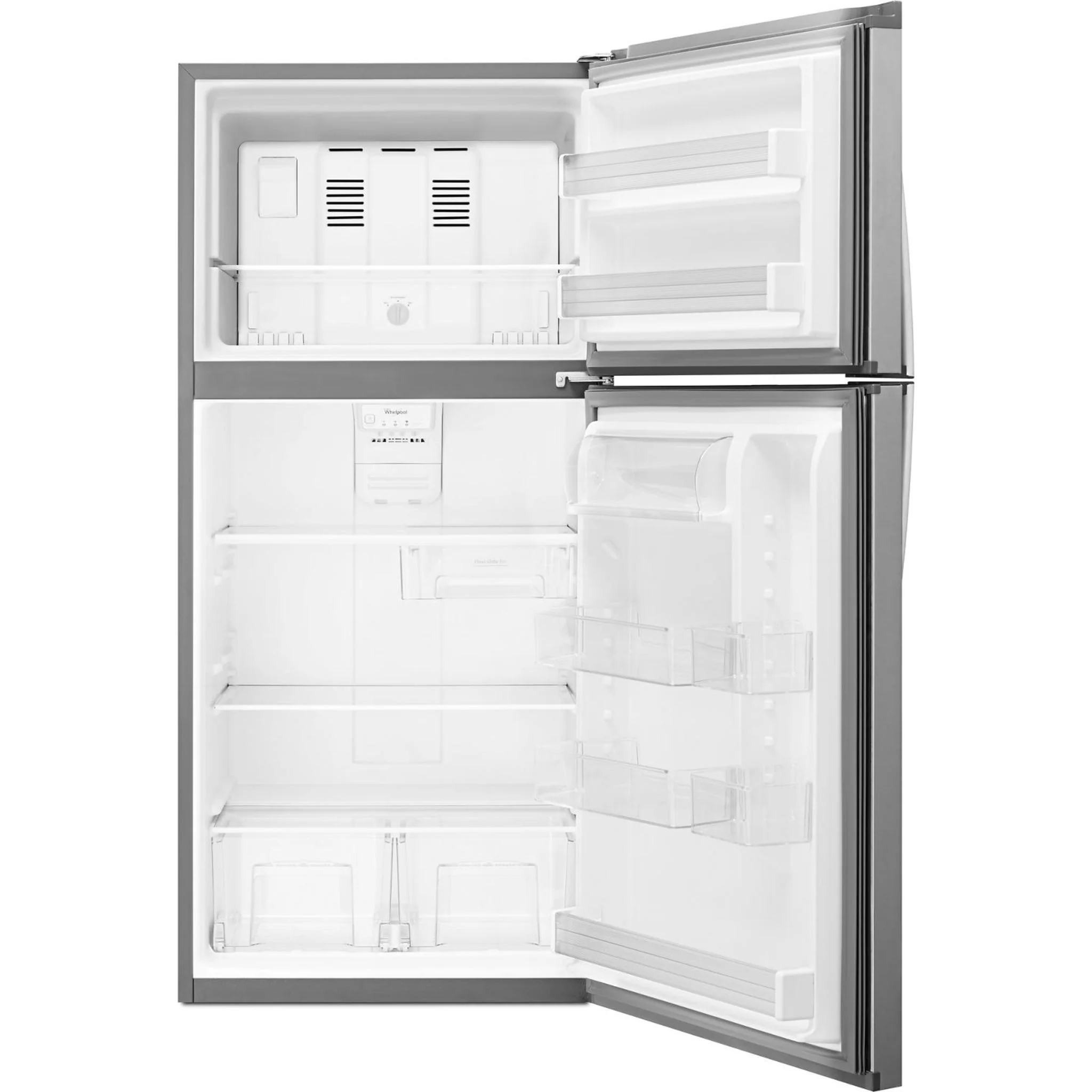Whirlpool 30-inch Wide Top-Freezer Refrigerator - EZ Connect Icemaker Kit Compatible - 19.2 cu. ft. -Monochromatic Stainless Steel (WRT549SZDM) - Image 20