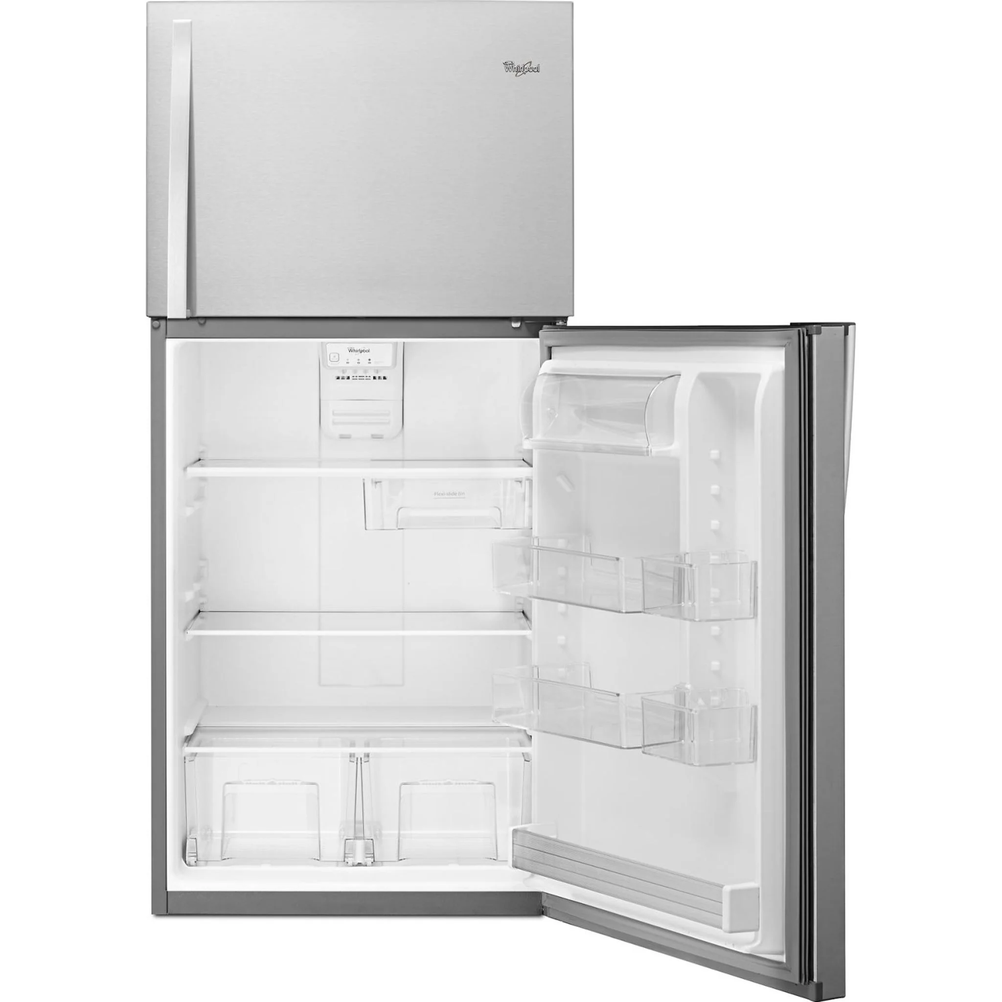 Whirlpool 30-inch Wide Top-Freezer Refrigerator - EZ Connect Icemaker Kit Compatible - 19.2 cu. ft. -Monochromatic Stainless Steel (WRT549SZDM) - Image 21