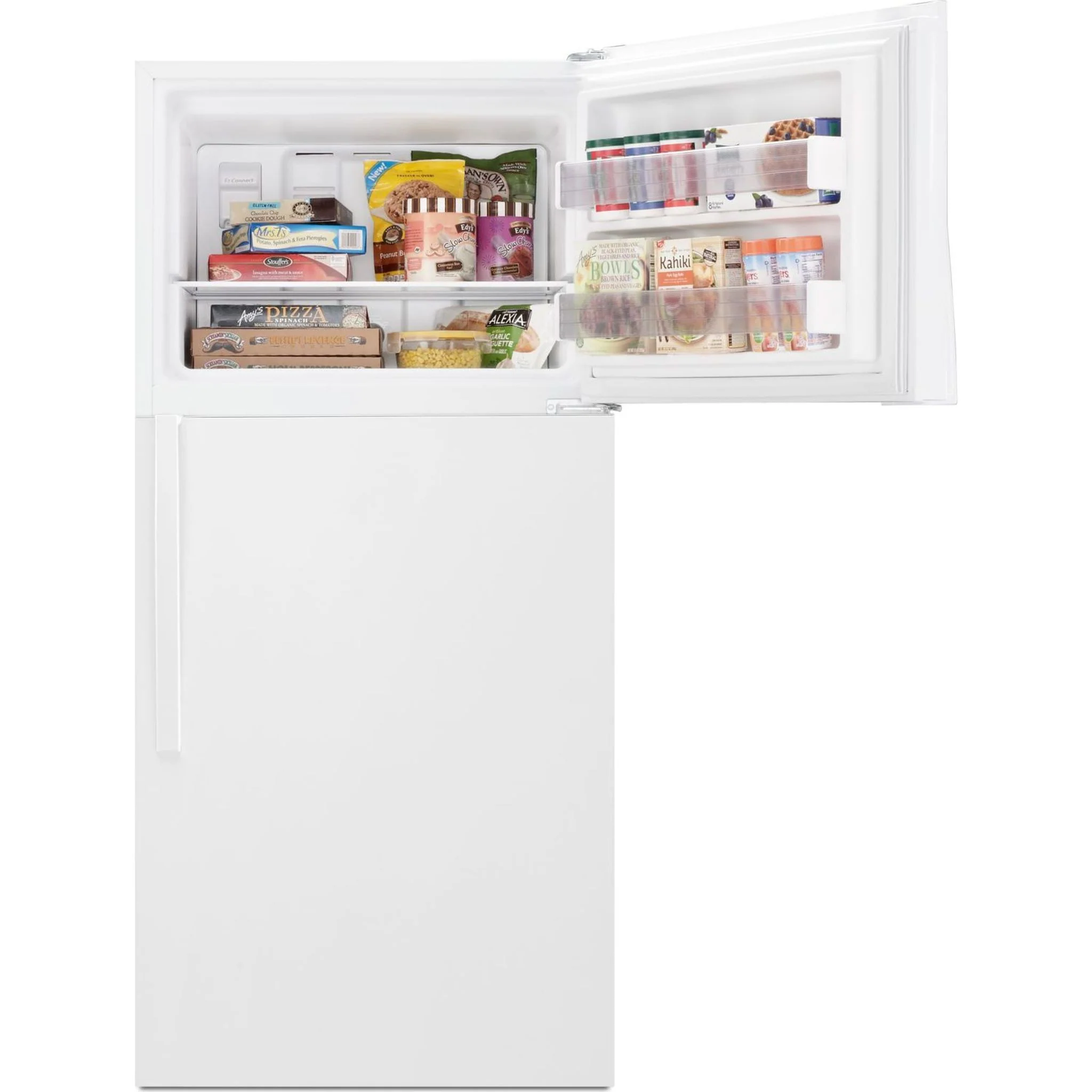Whirlpool 30" Wide Top-Freezer Refrigerator with LED Interior Lighting -White (WRT549SZDW) - Image 14
