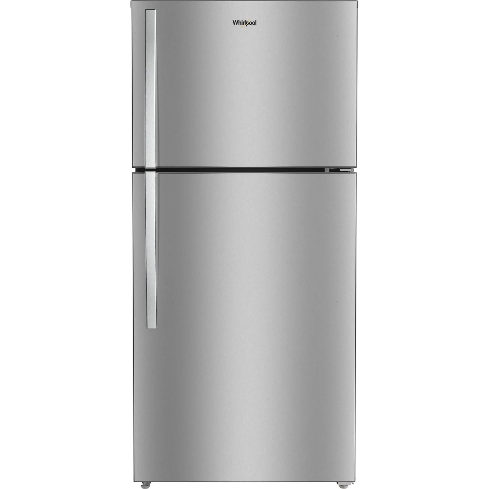 Whirlpool Top Mount Fridge (WRTX7419SZ) - Fingerprint-Resistant Stainless Finish