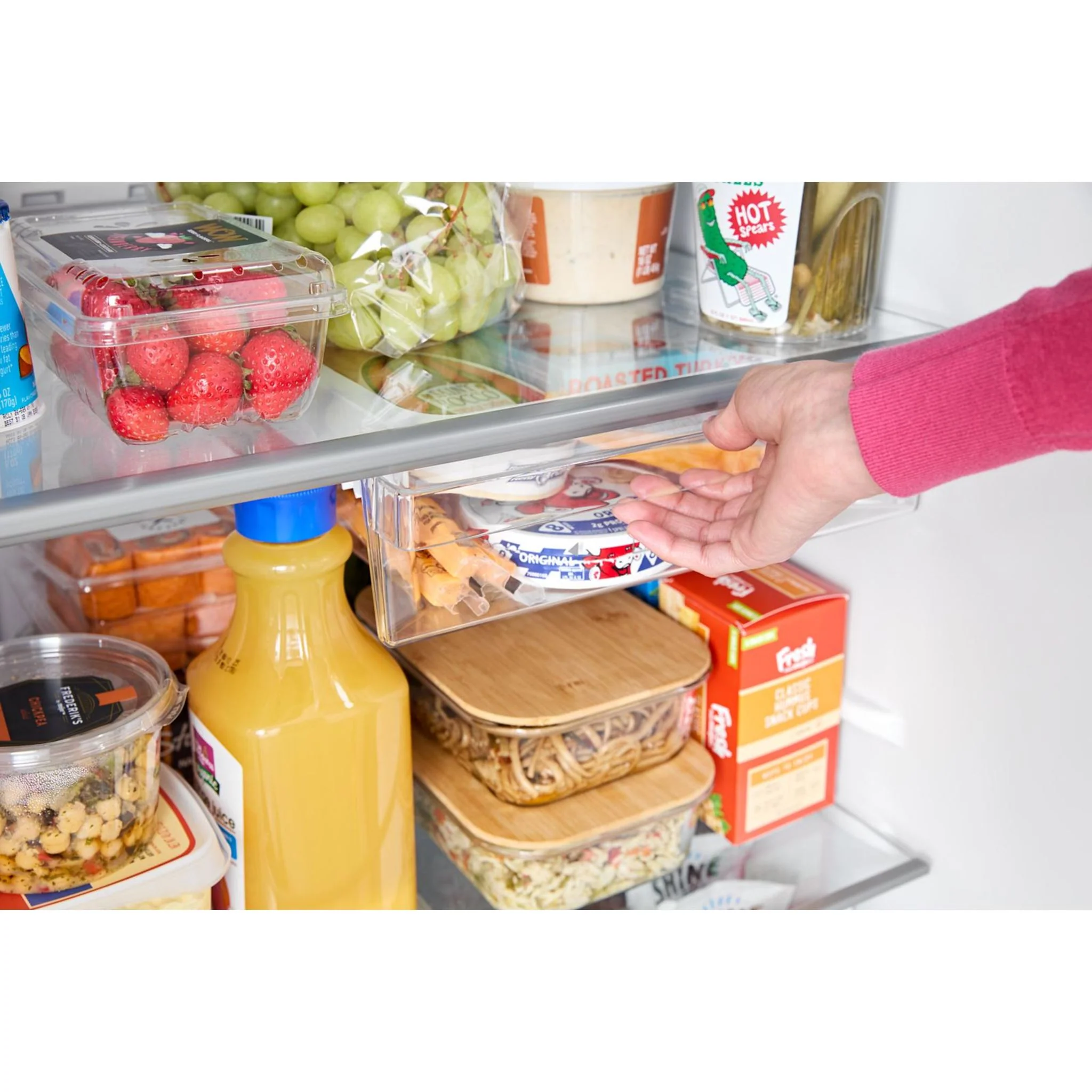 Whirlpool Top Mount Fridge (WRTX7419SZ) - Fingerprint-Resistant Stainless Finish - Image 10