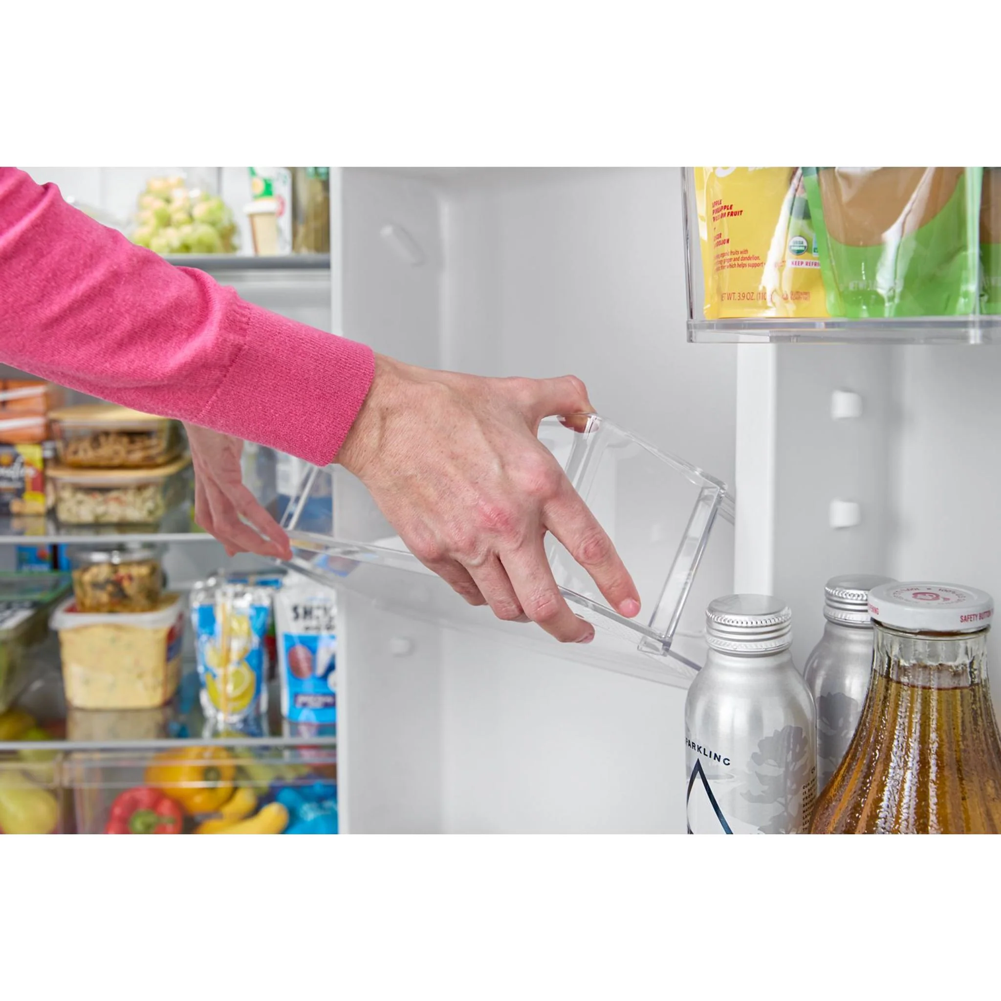 Whirlpool Top Mount Fridge (WRTX7419SZ) - Fingerprint-Resistant Stainless Finish - Image 12