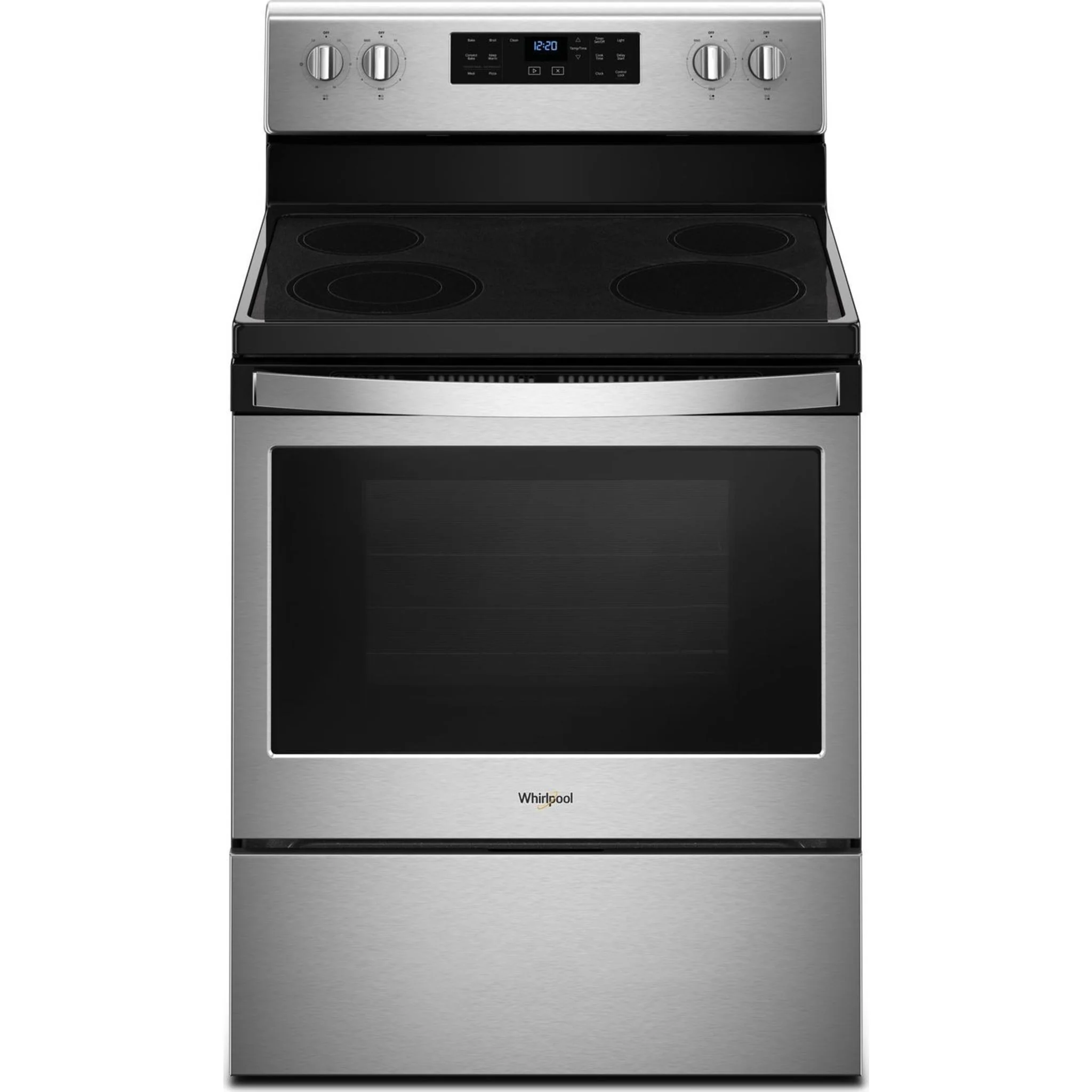Whirlpool 5.3 cu. ft. guided Electric Freestanding Range with True Convection Cooking (YWFE521S0HS) - Image 2