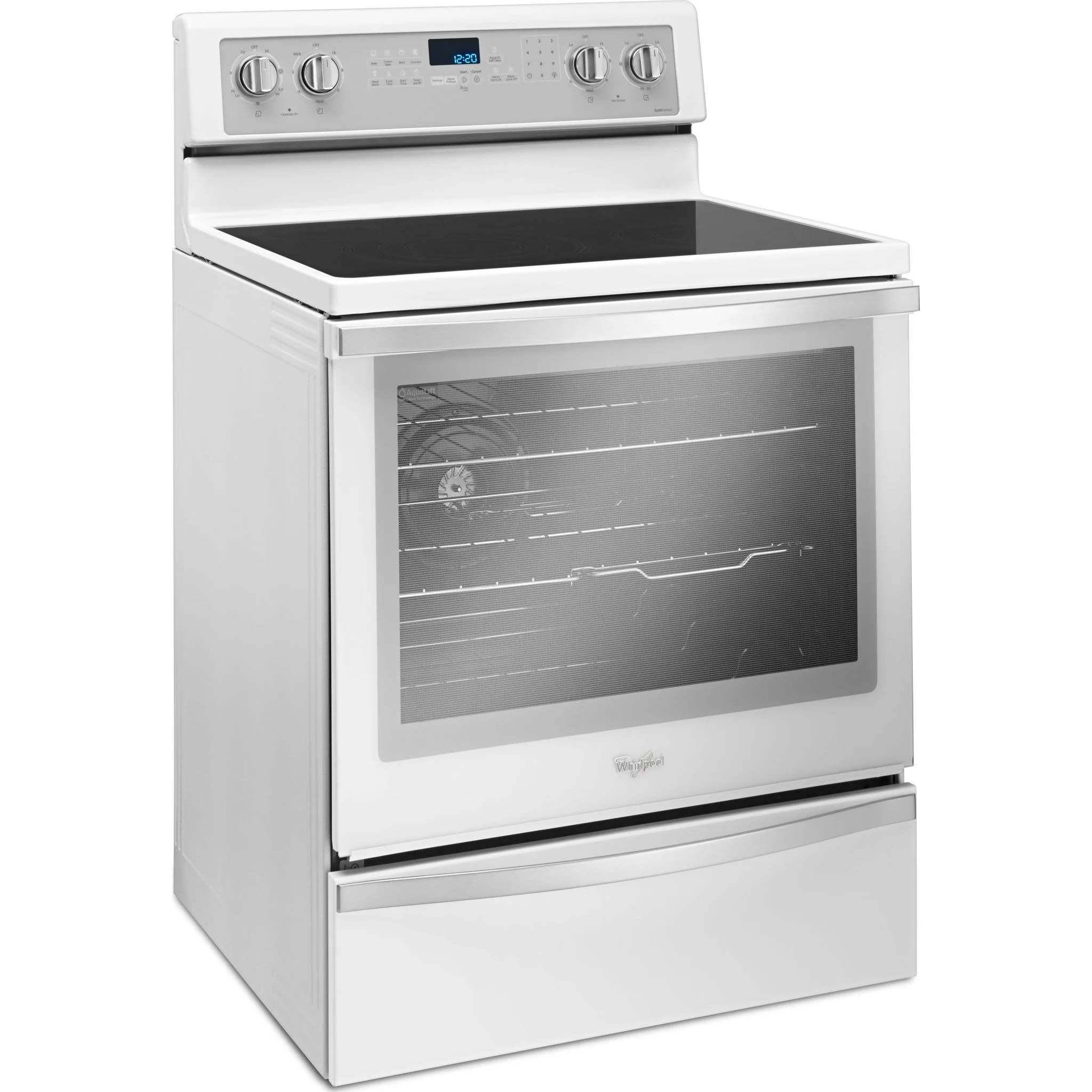 Whirlpool 6.4 cu.ft. Freestanding Electric Range with True Convection - White Ice (YWFE745H0FH) - Image 2