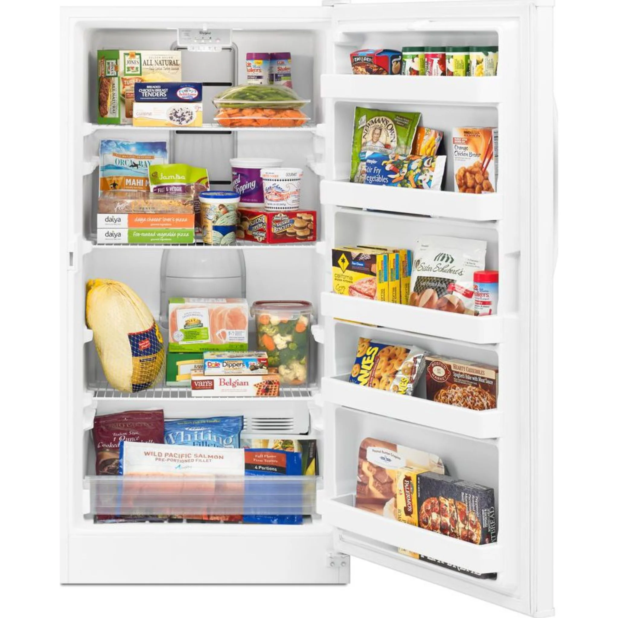 Whirlpool 16 cu. ft. Upright Freezer with Frost-Free Defrost -White (WZF57R16FW) - Image 3