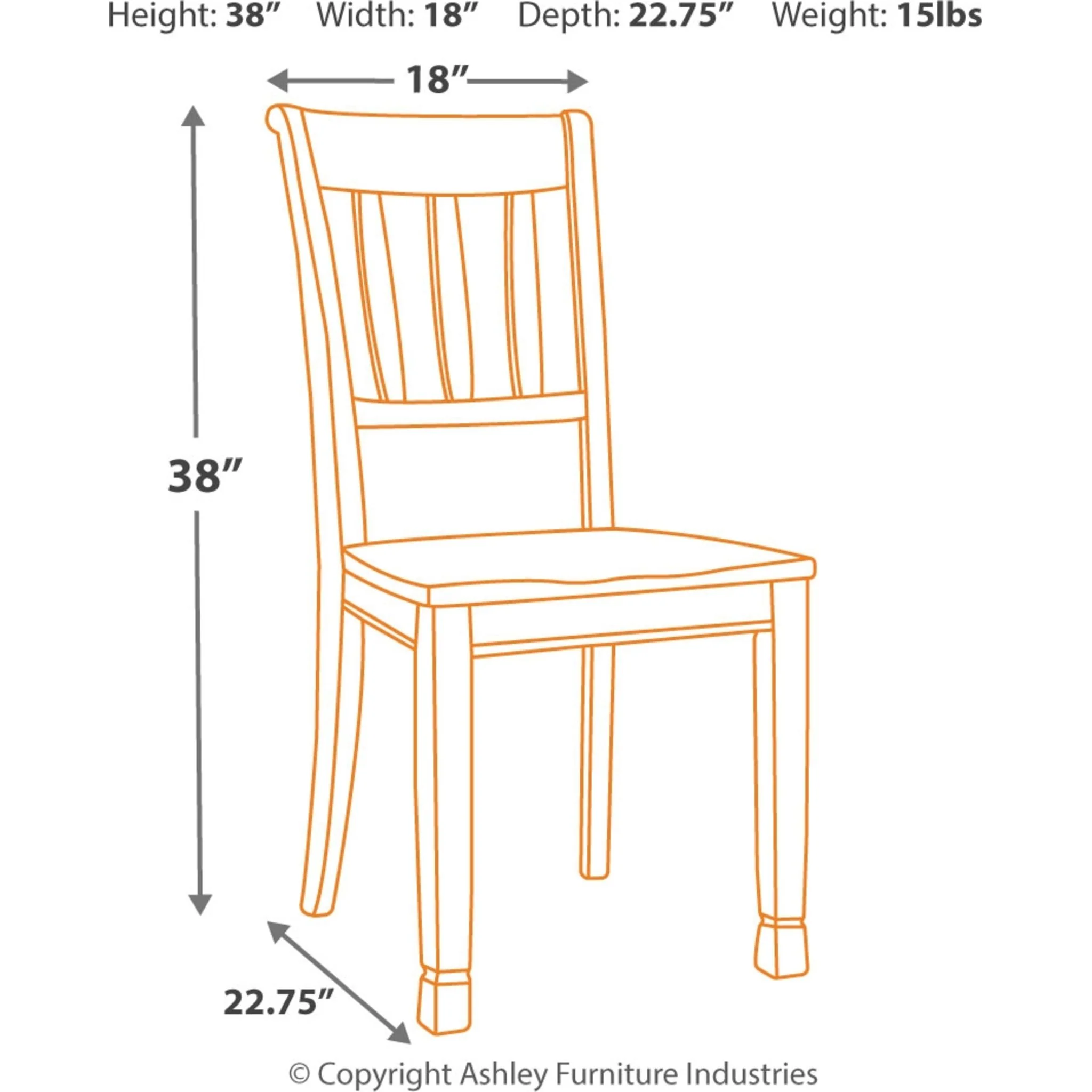 Whitesburg 6 Piece Dining Room - Brown/Cottage White - (PKG002057) - Image 9