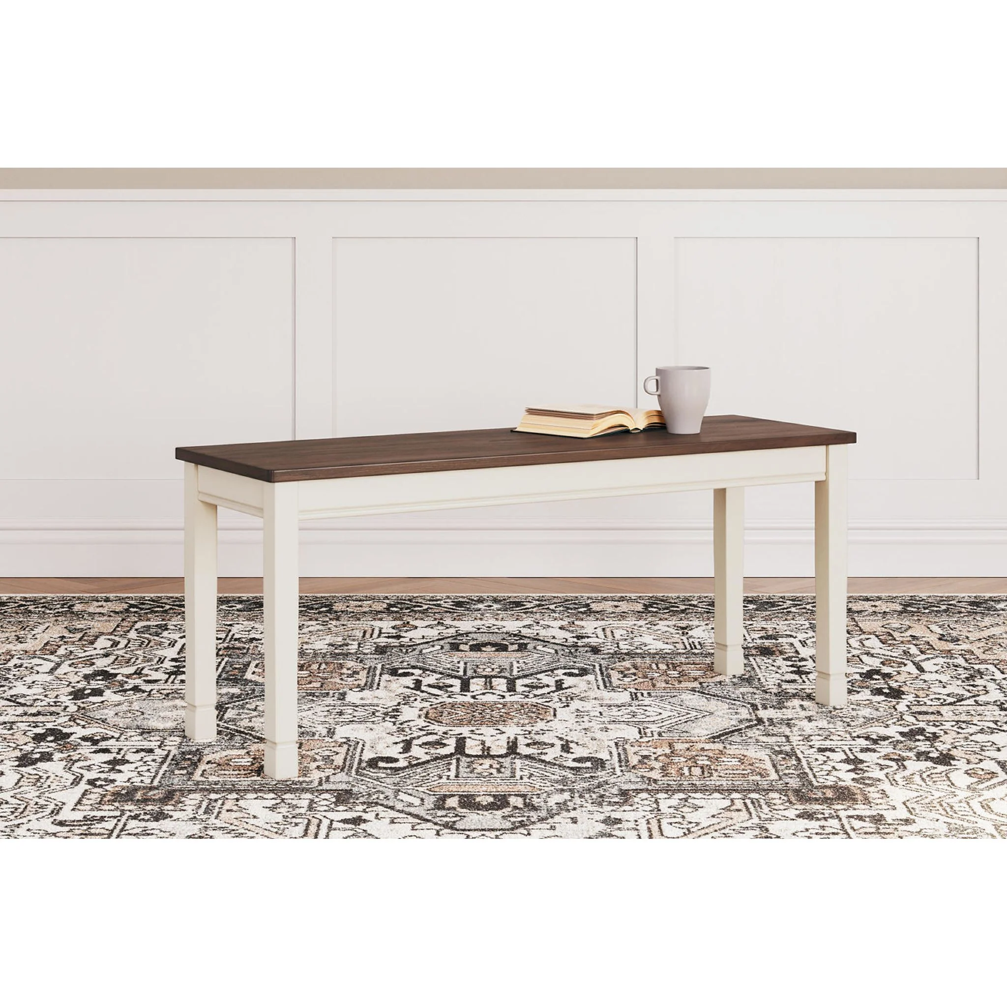 Whitesburg Dining Bench - Brown/Cottage White - (D583-00) - Image 28